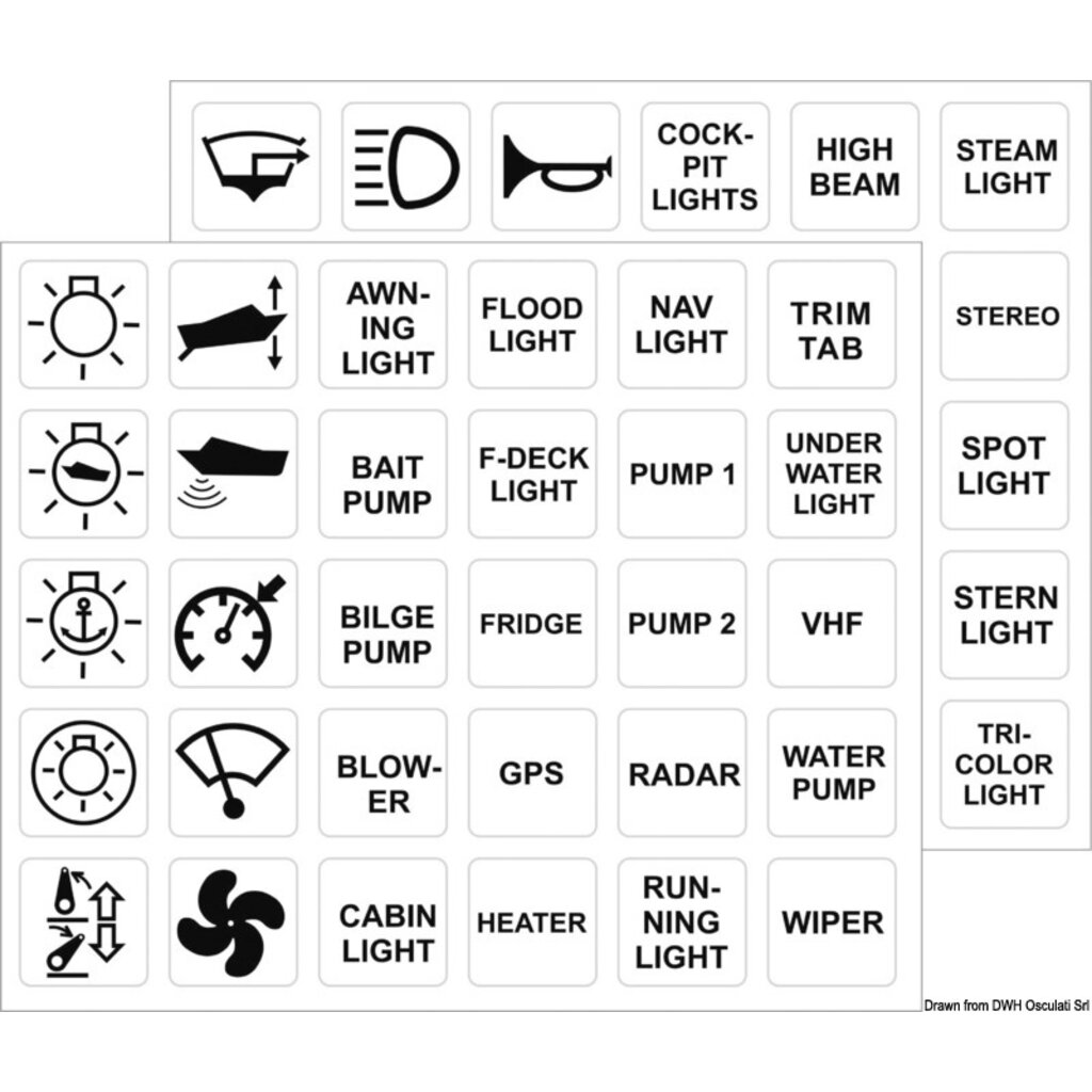 Osculati Ultradun elektrisch paneel met touch-bediening