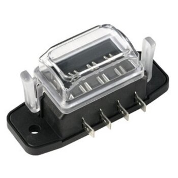 Waterdichte zekeringhouder 4-voudig