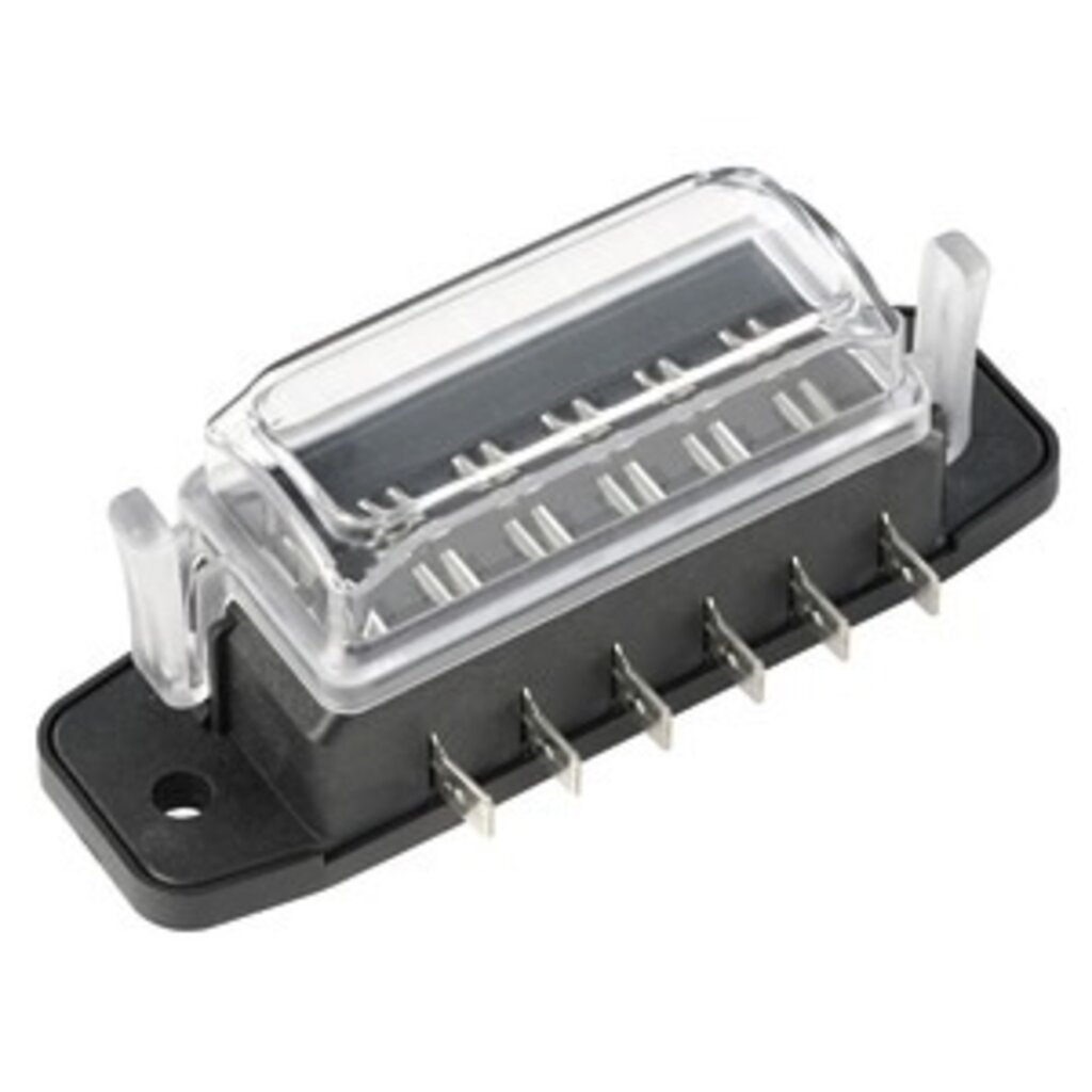 Waterdichte zekeringhouder 6-voudig