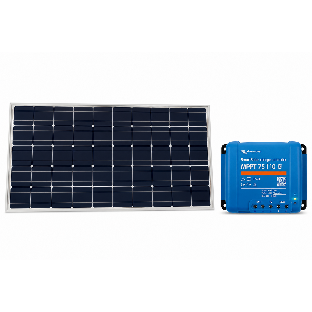 Victron Energy Set Zonnepaneel 95W en mppt laadregelaar