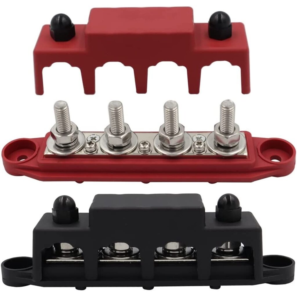 Verdeelstrip Heavy 4P M8 12V