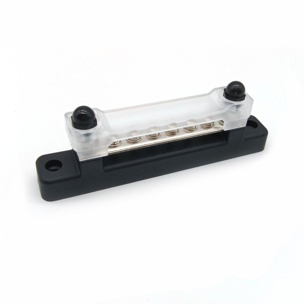 Busbar 6P met afdekkap 150A
