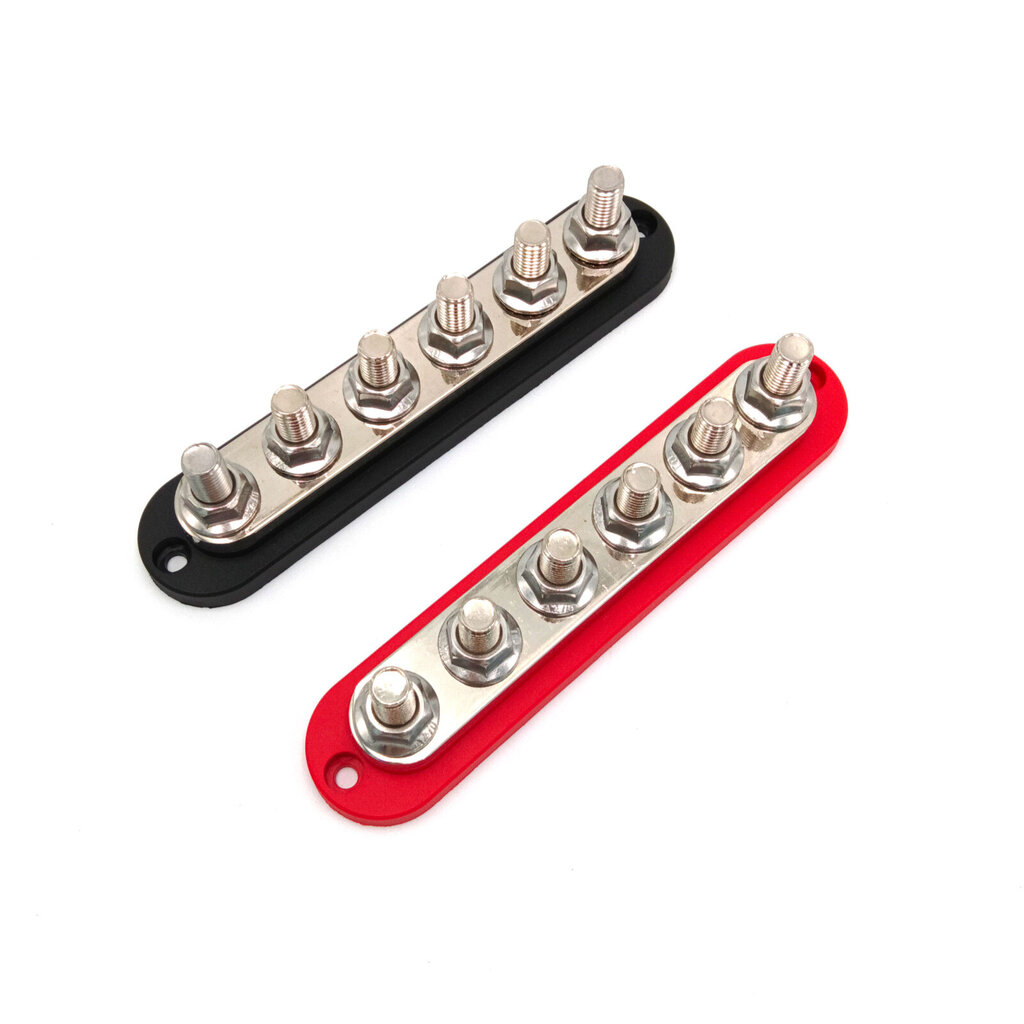 6-voudige busbar M10 met afdekkap