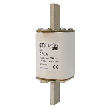 Meszekering NH1 gBat 160A / 550V DC