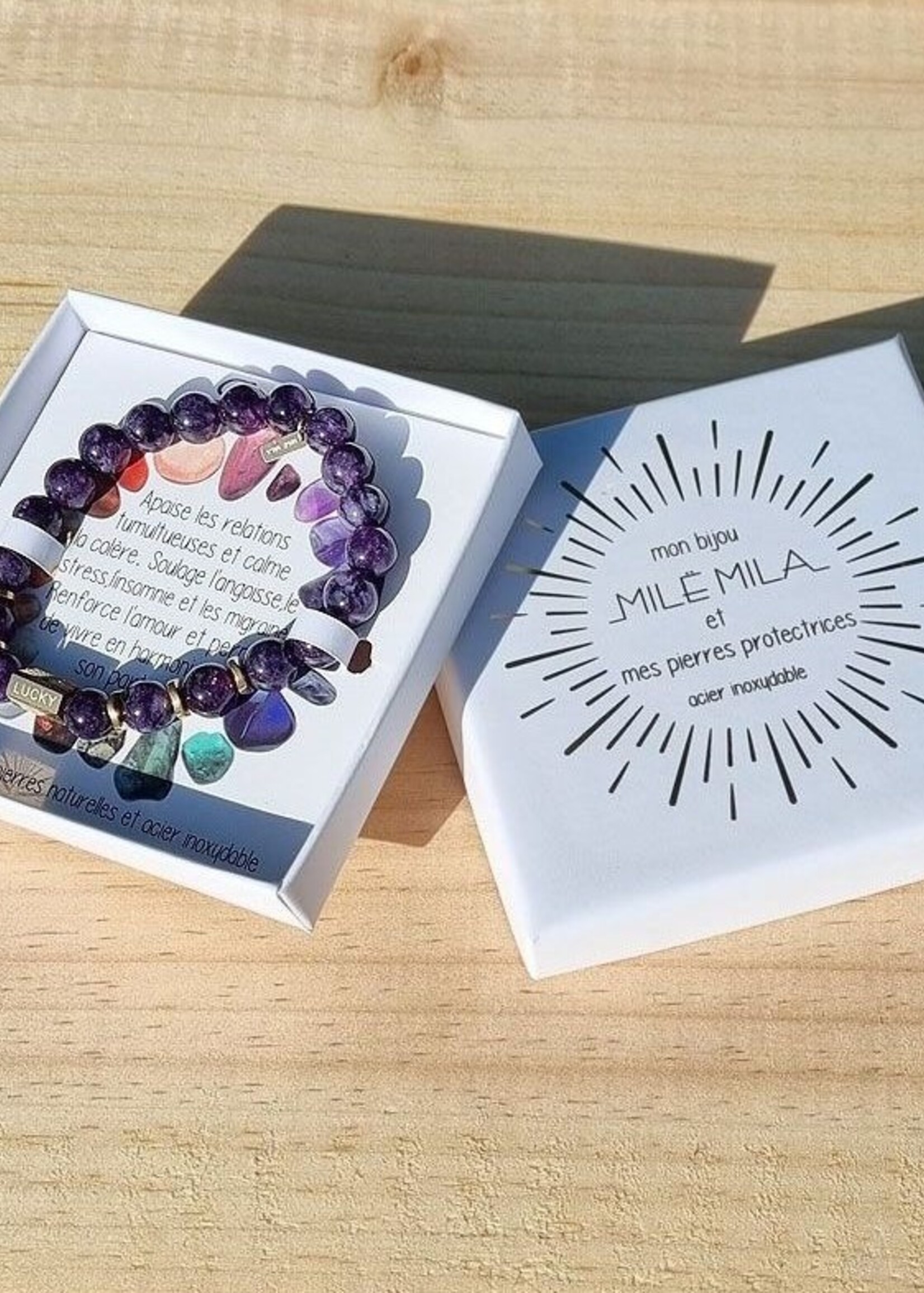 BRACELETS PIERRES SEMI-PRECIEUSES FEMMES