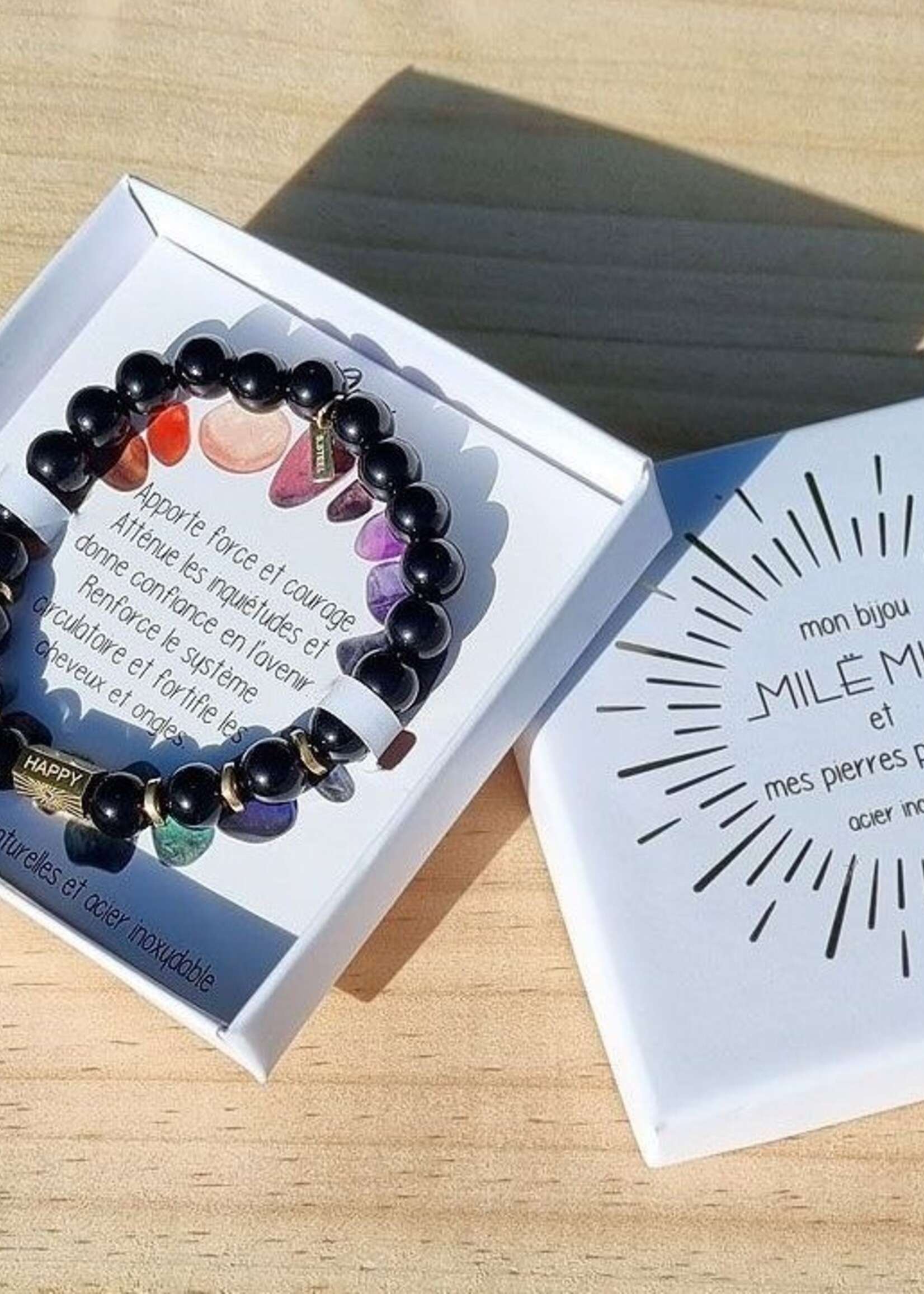 BRACELETS PIERRES SEMI-PRECIEUSES FEMMES