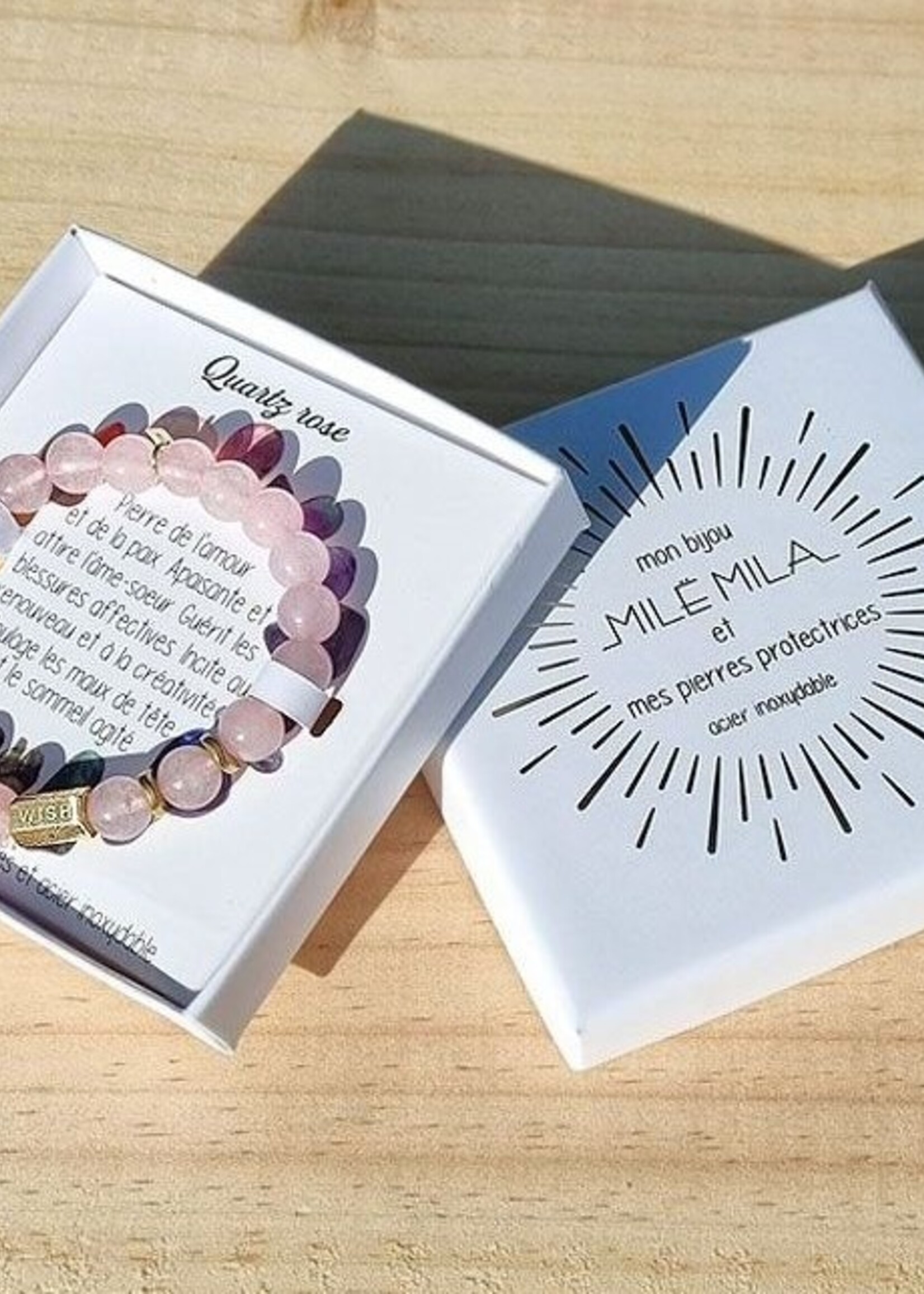 BRACELETS PIERRES SEMI-PRECIEUSES FEMMES