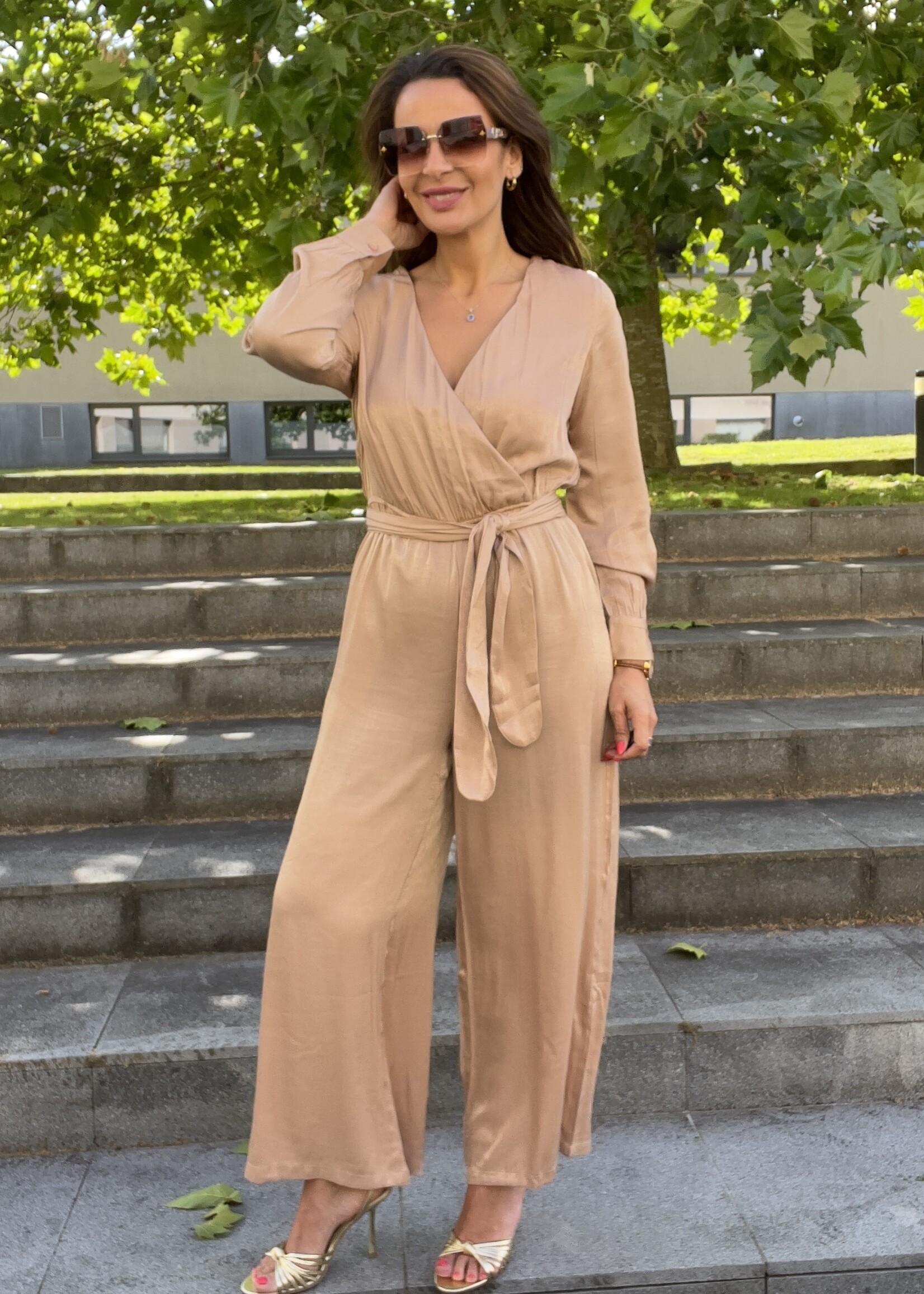COMBINAISON SATIN MAXI