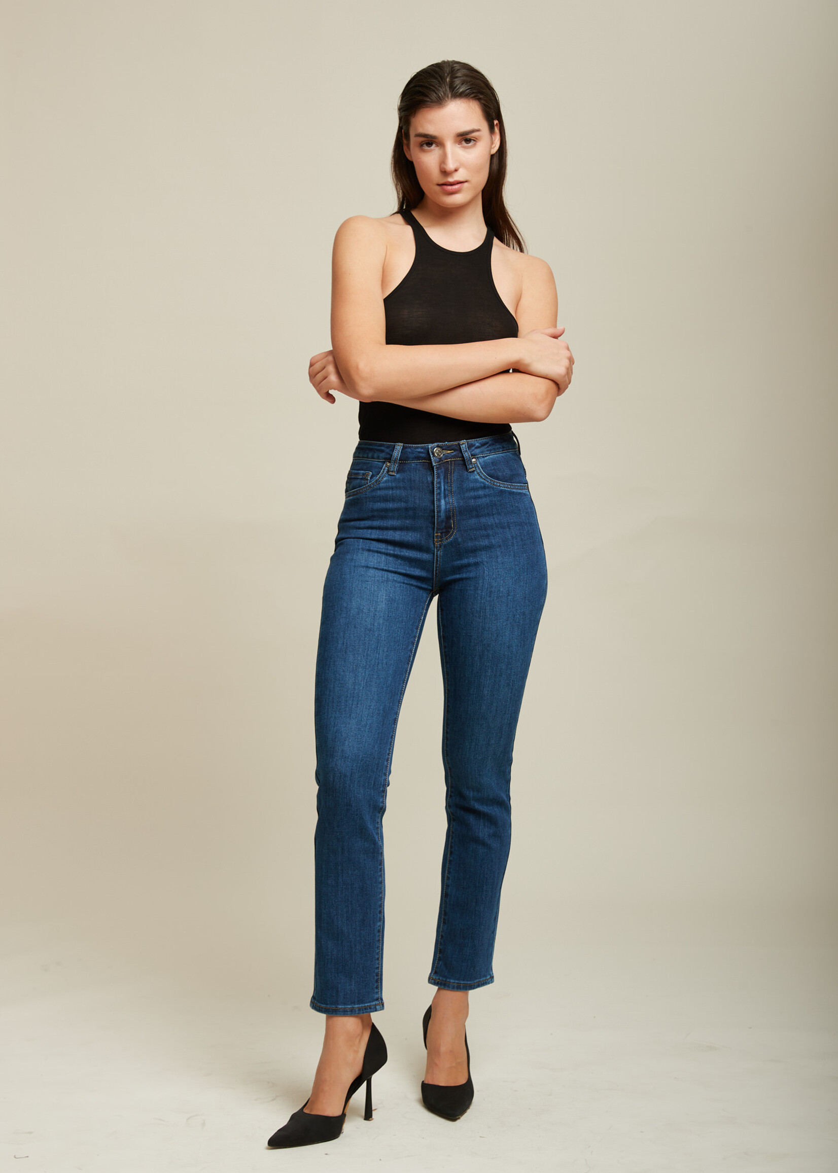 TOXIK3 JEAN TOXIK3 POCHE STRASS - ISHA