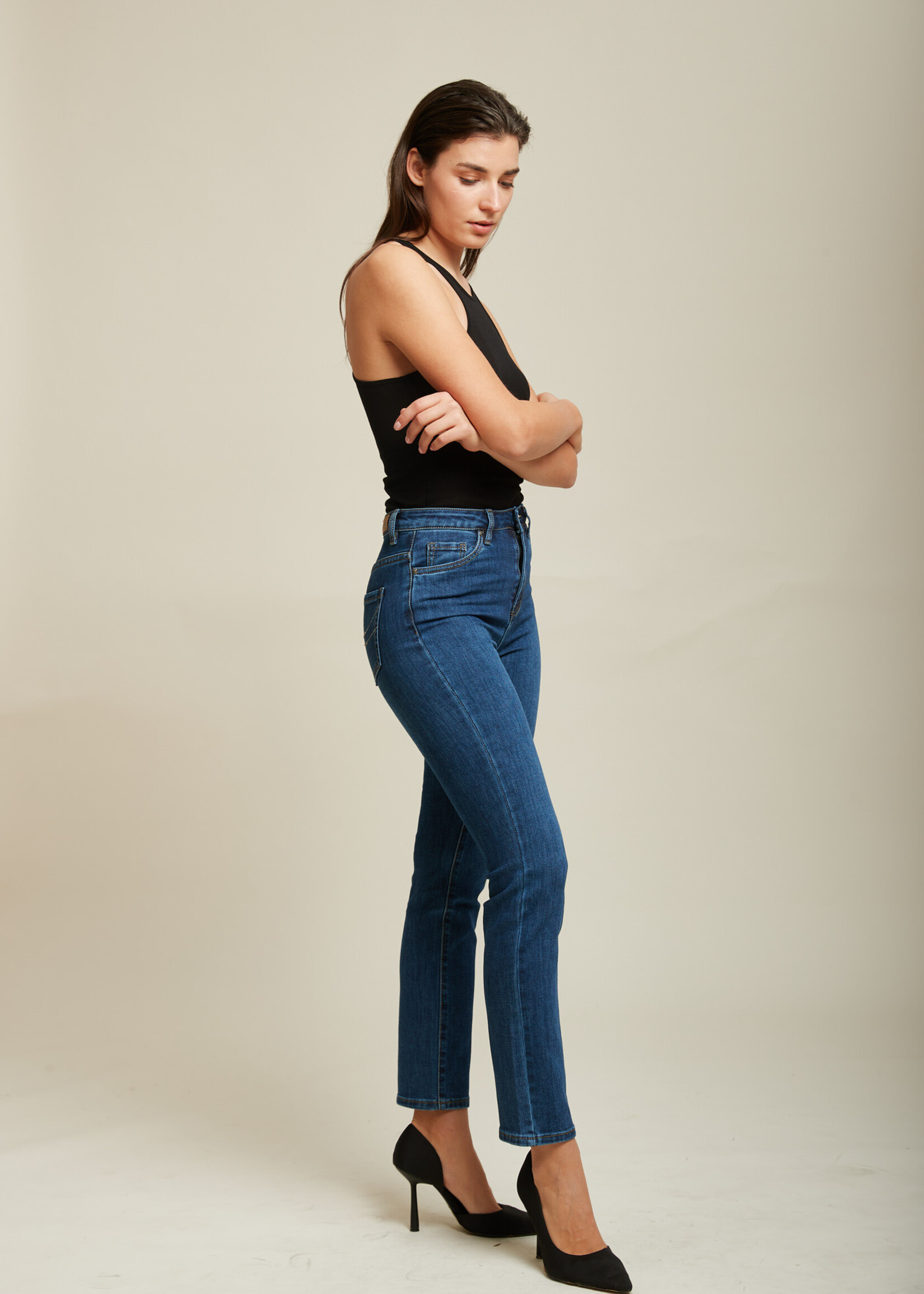 TOXIK3 JEAN TOXIK3 POCHE STRASS - ISHA