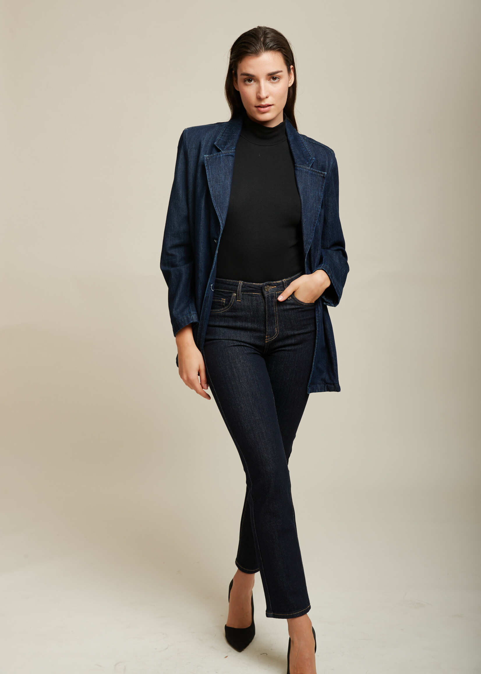 TOXIK3 JEAN TOXIK3 POCHE STRASS - ISHA