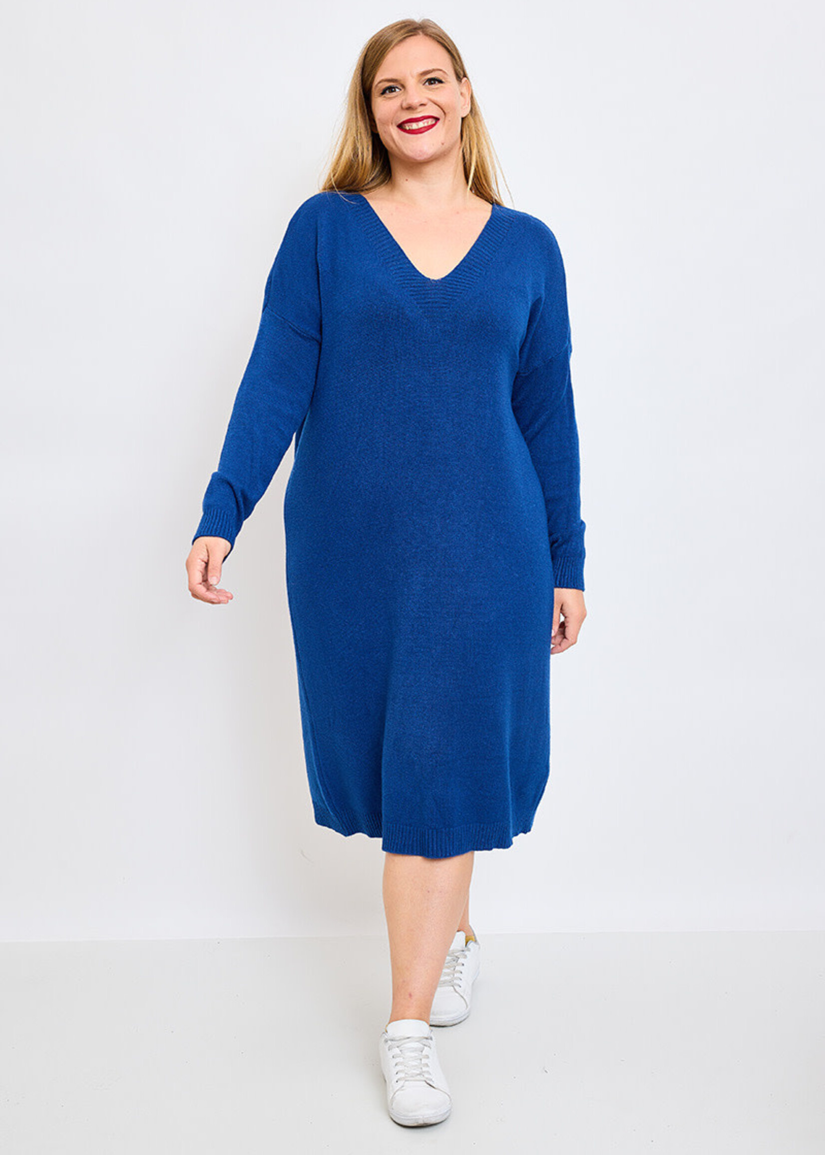 ROBE PULL COL V LONGUE - OVERSIZE