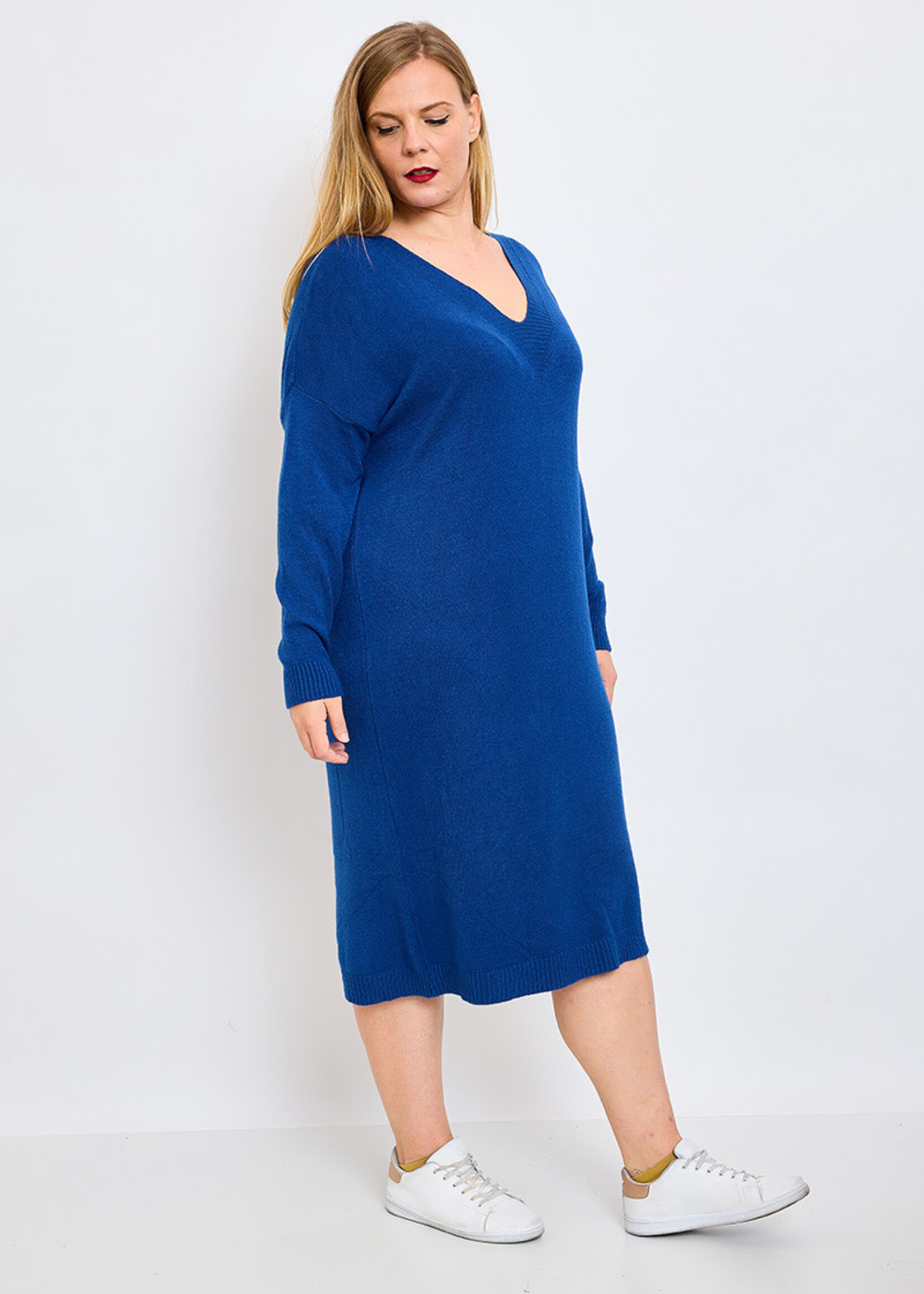 ROBE PULL COL V LONGUE - OVERSIZE