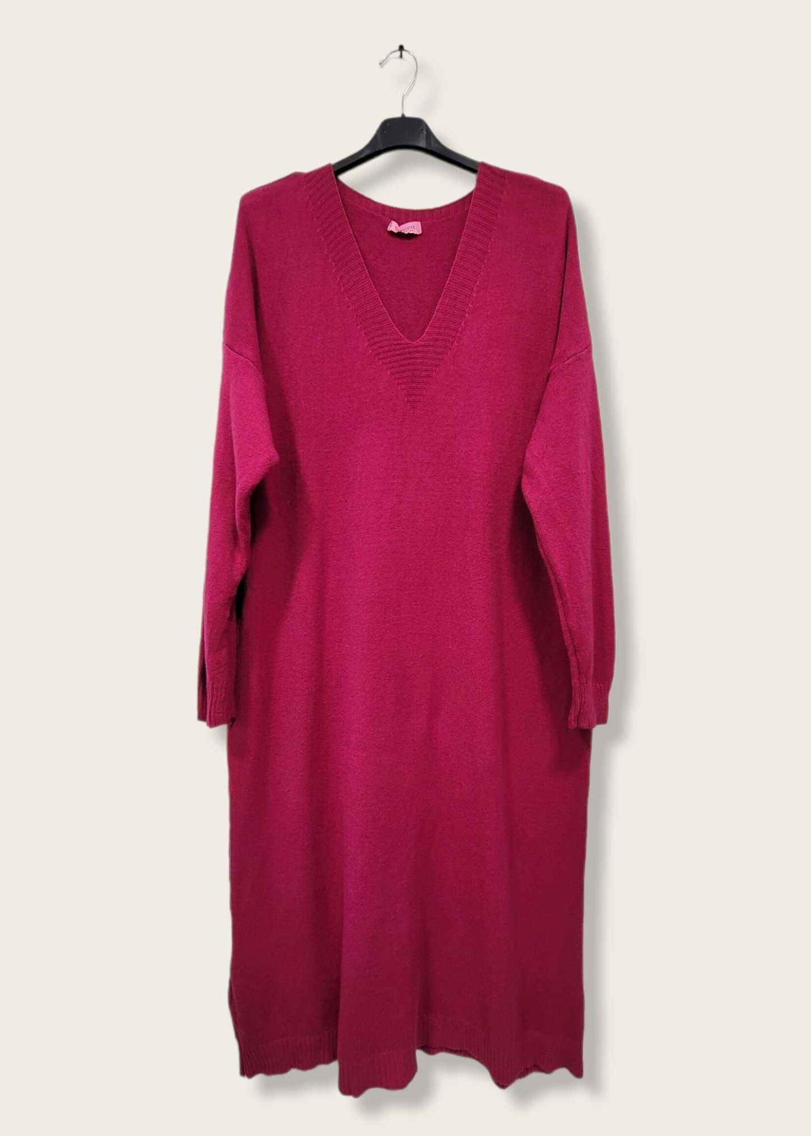 ROBE PULL COL V LONGUE - OVERSIZE