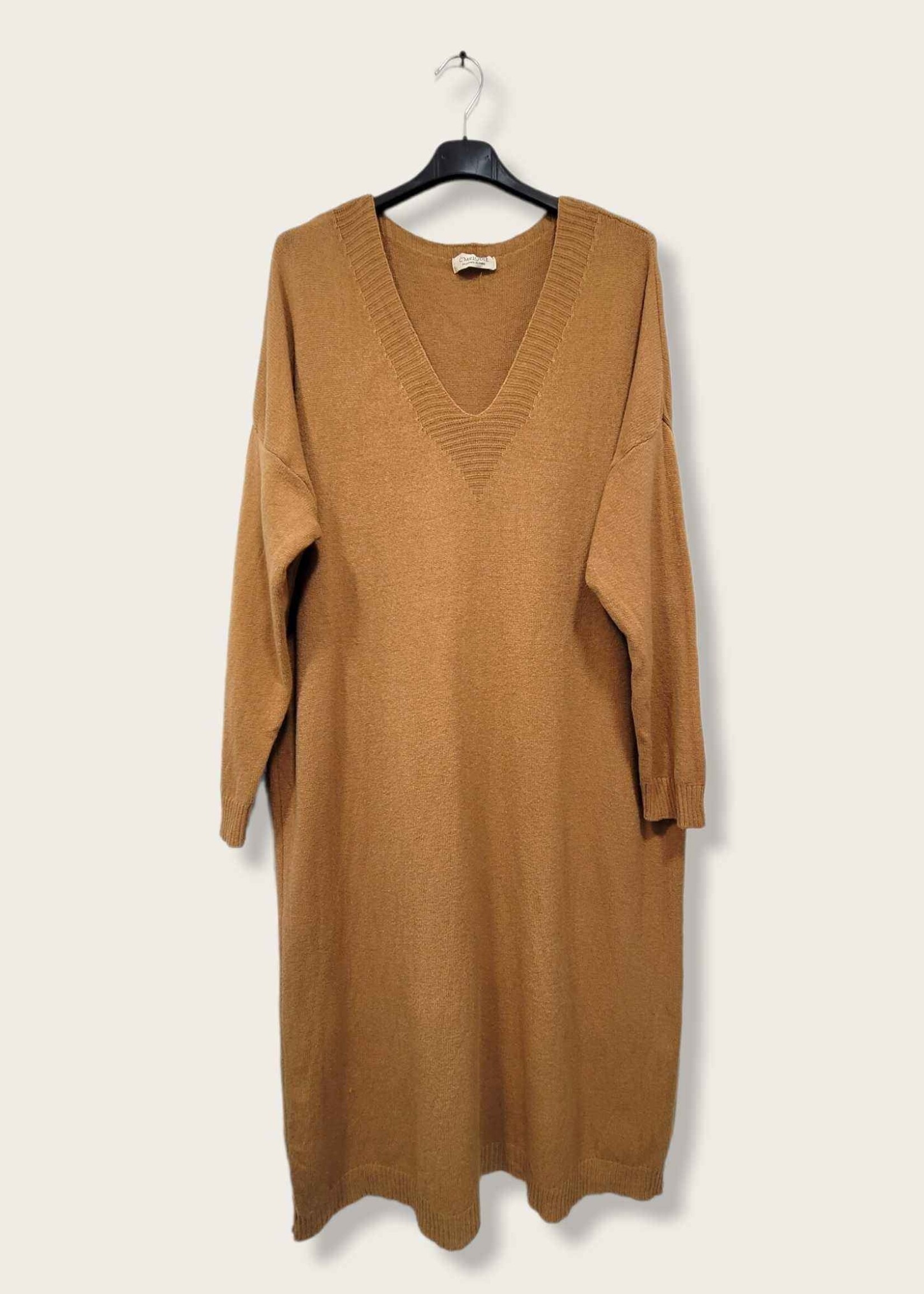 ROBE PULL COL V LONGUE - OVERSIZE