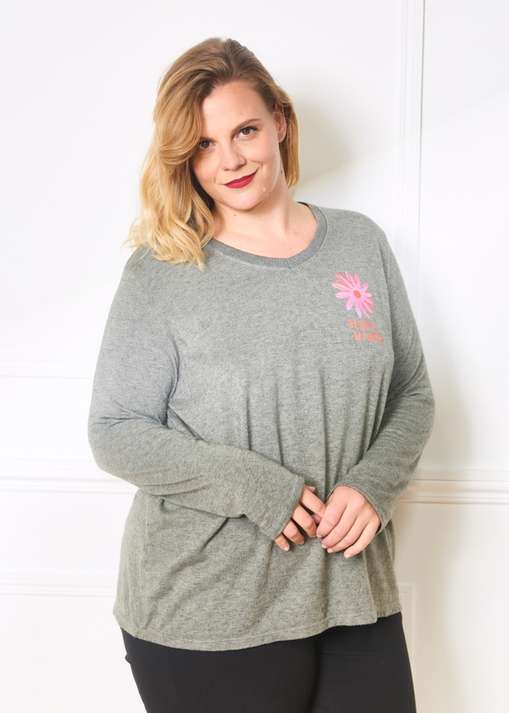 PULL HAPPY COL V - OVERSIZE