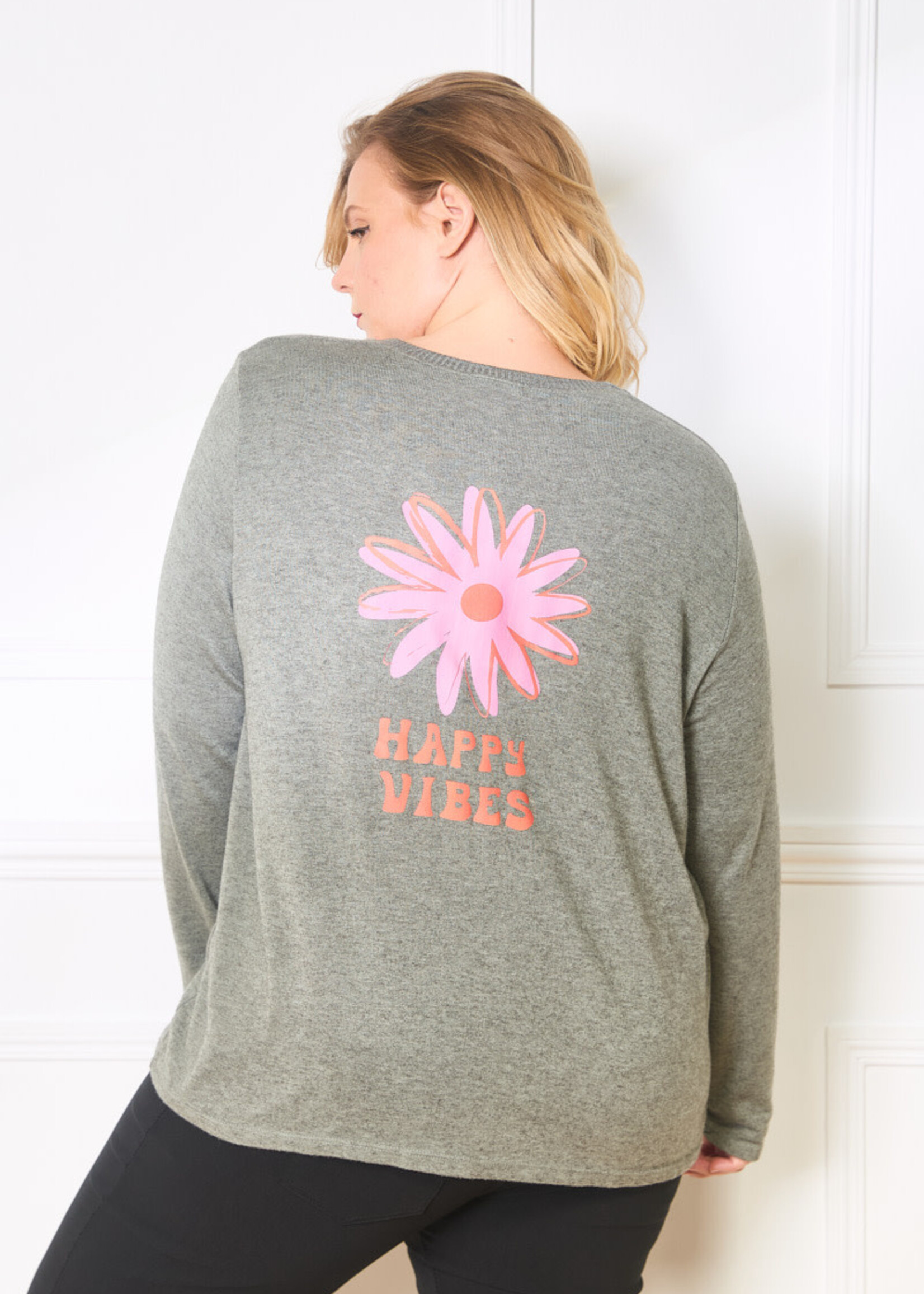 PULL HAPPY COL V - OVERSIZE