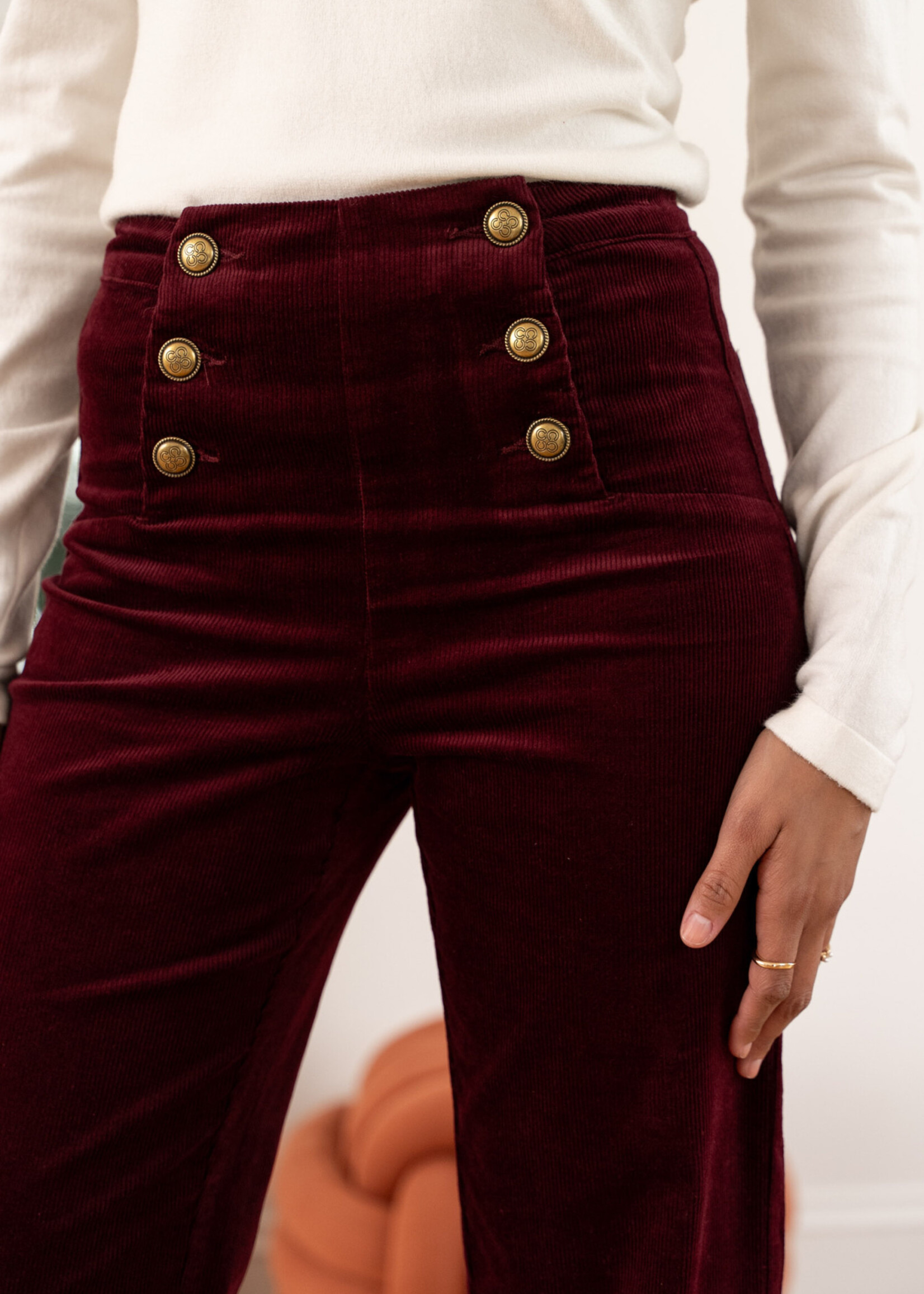 ORAIJE PANTALON VICTORINE VELOUR WIDE