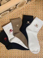 CHAUSSETTES BRODERIE  AMOUR COEUR-BEA