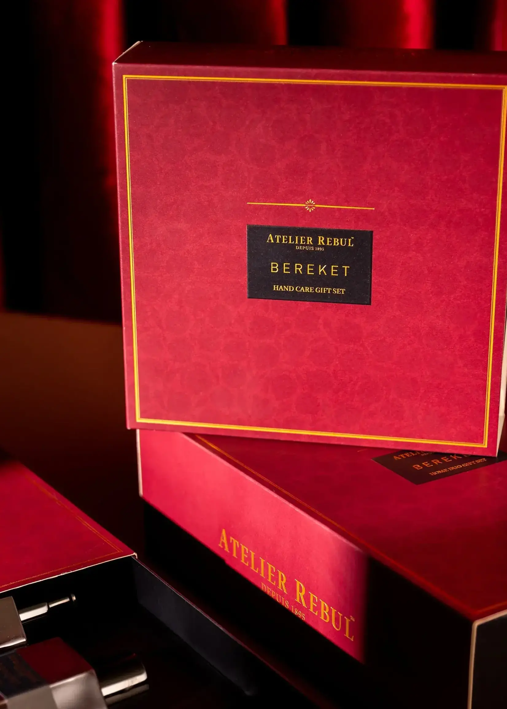 ATELIER REBUL BEREKET HOME DUO GIFT SET - BORDEAUX