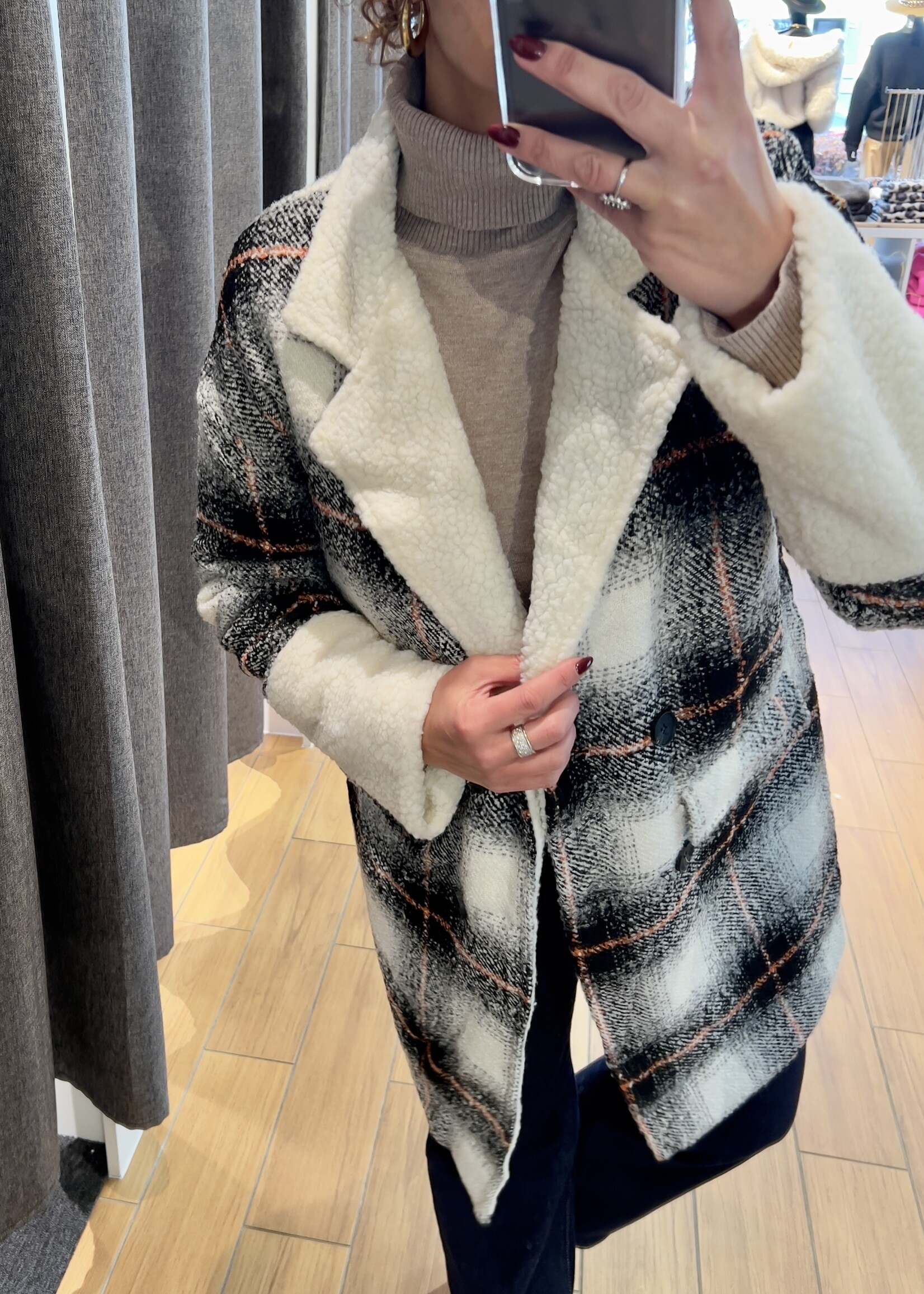 MANTEAU A CARREAUX - MOUMOUTE