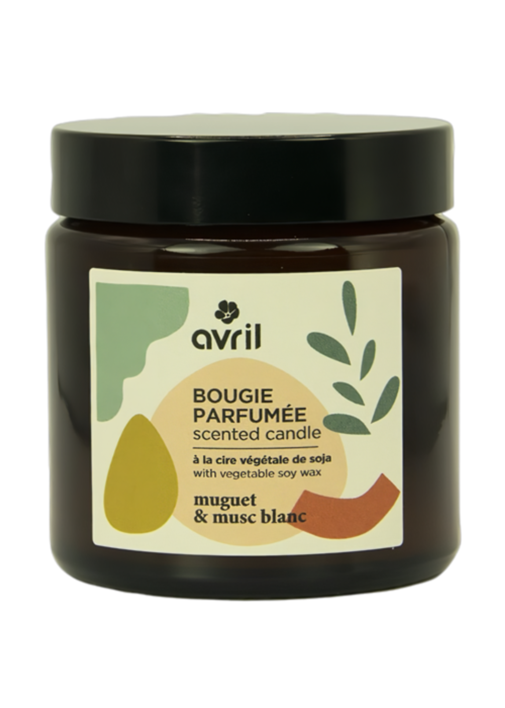 BOUGIE PARFFUMÉE MUGUET ET MUSC - AVRIL