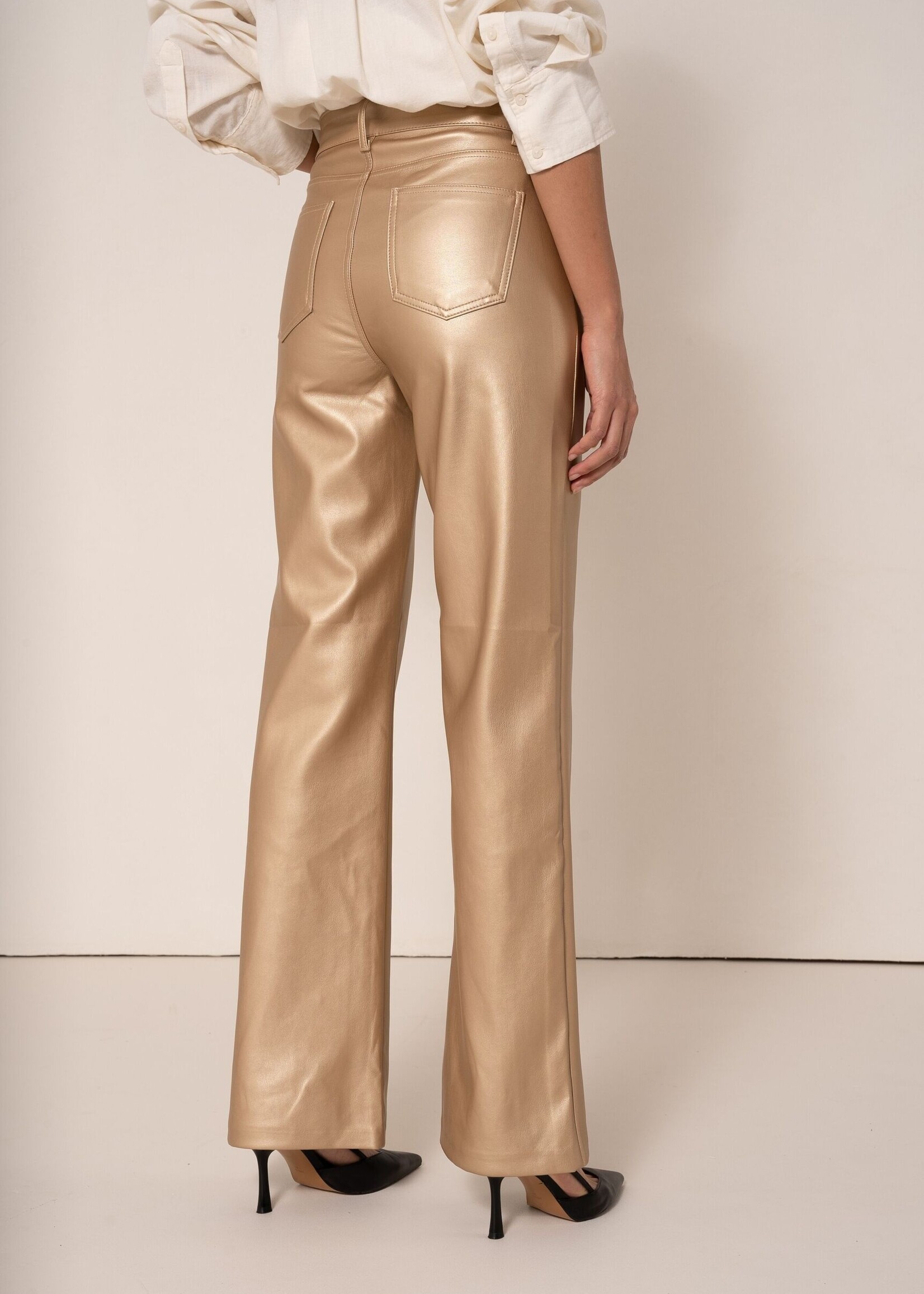 ORAIJE PANTALON SIMILI BARBARA - WIDE