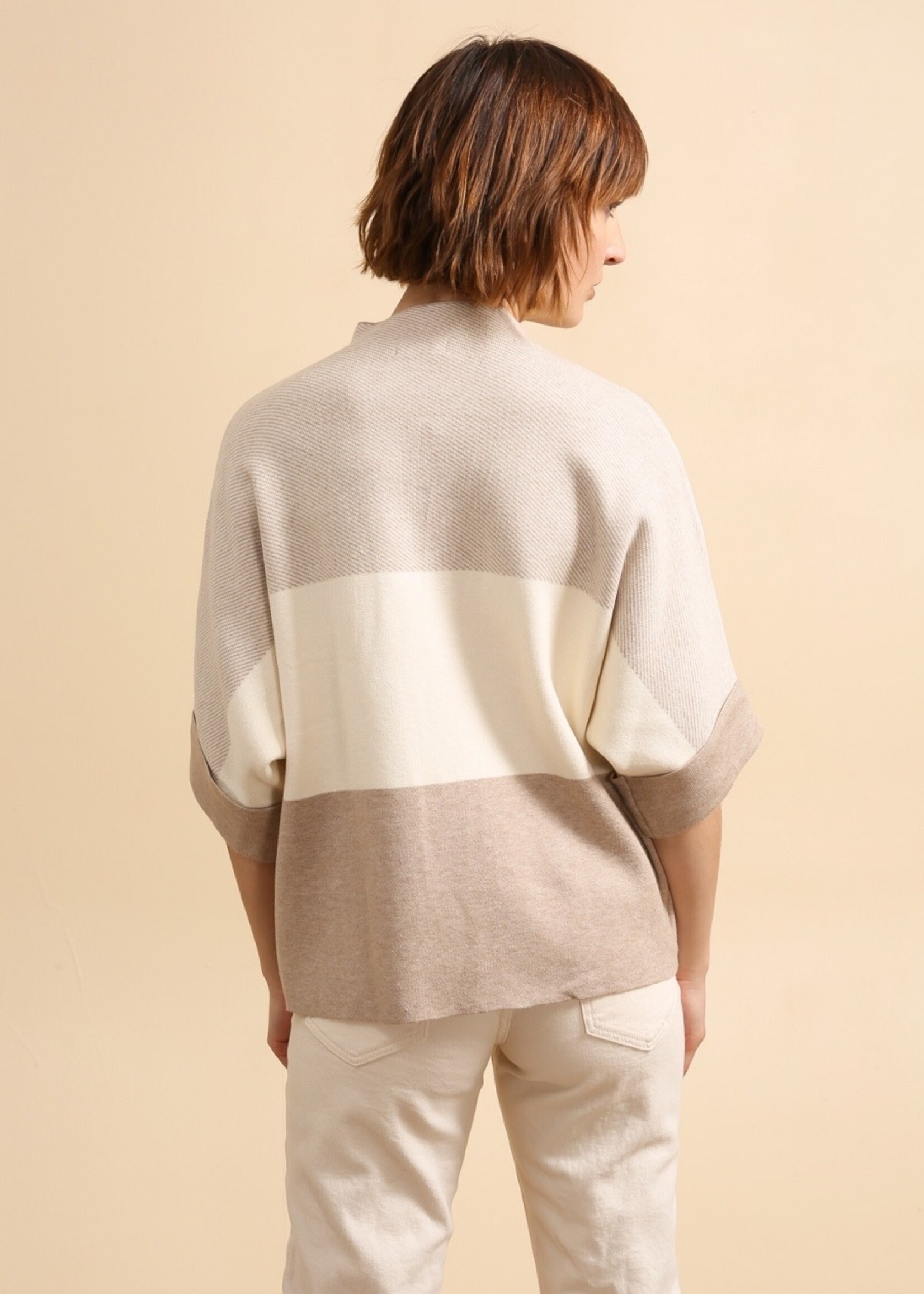 ECRU GRADIENT 3/4 TRUI - ONE SIZE