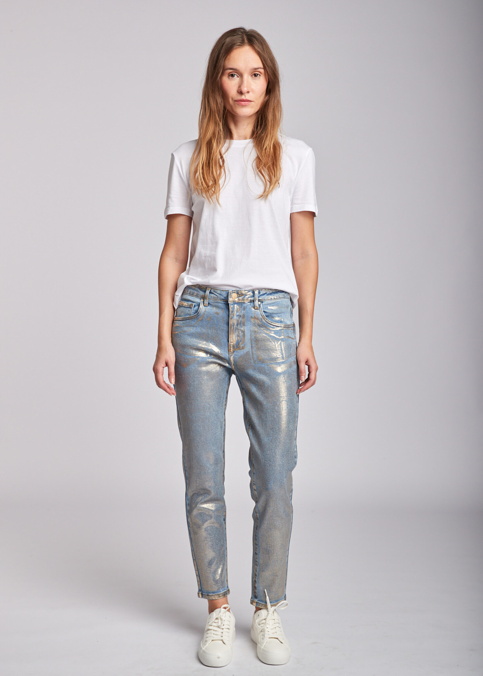 TOXIK3 JEAN BOYFRIEND METALLIC COATING - ATIK