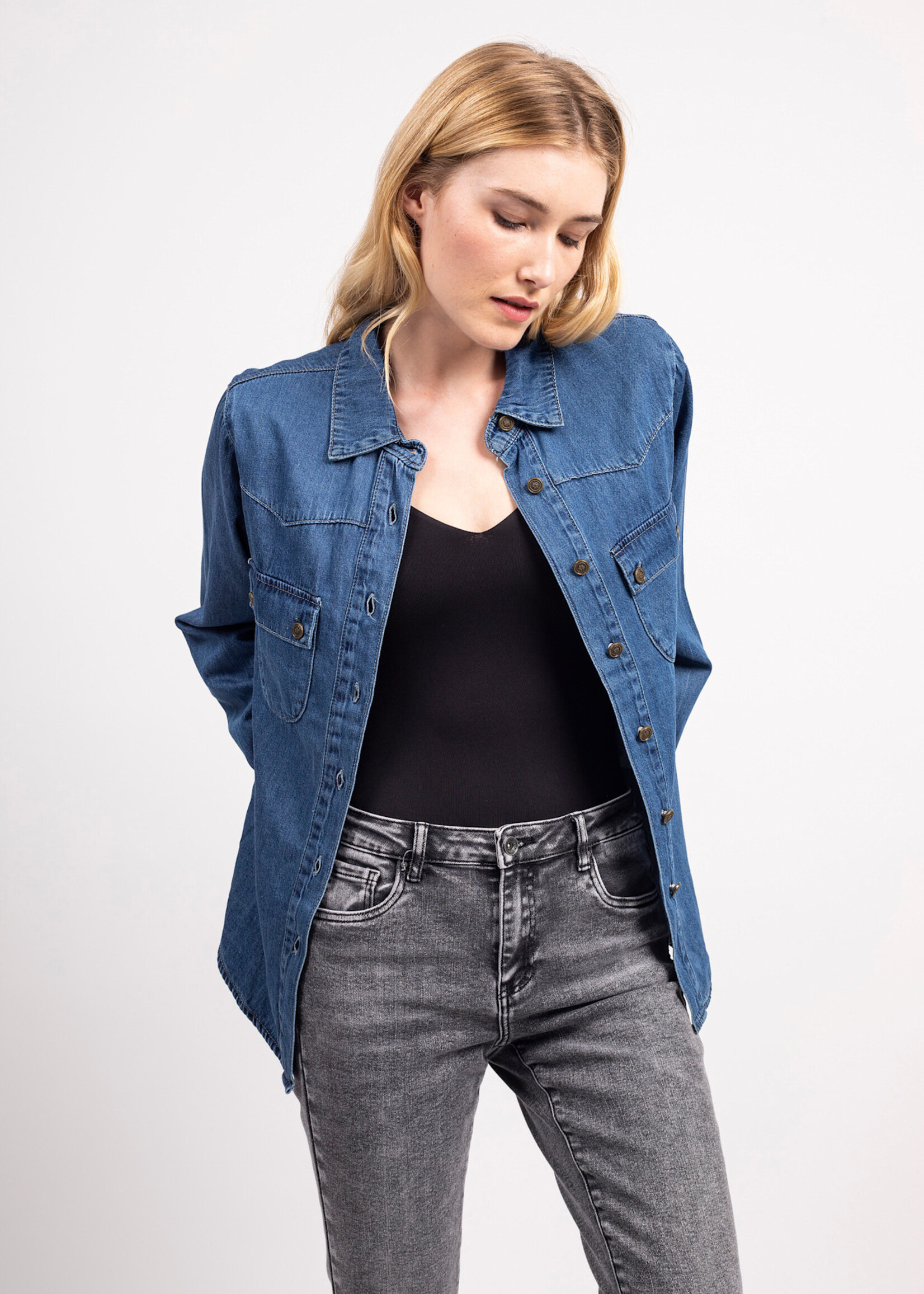 TOXIK3 NINON JEAN BLOUSE