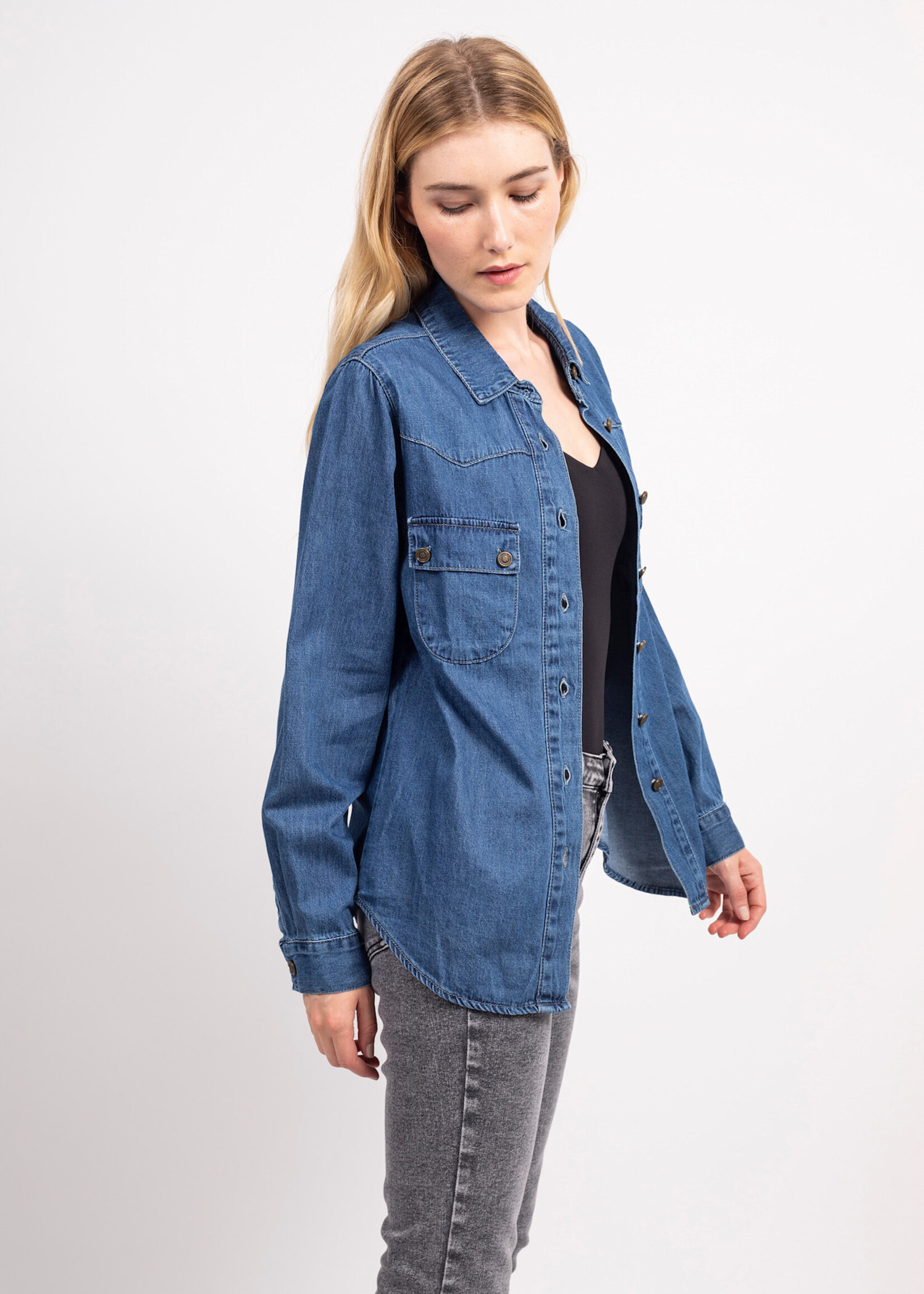 TOXIK3 NINON JEAN BLOUSE