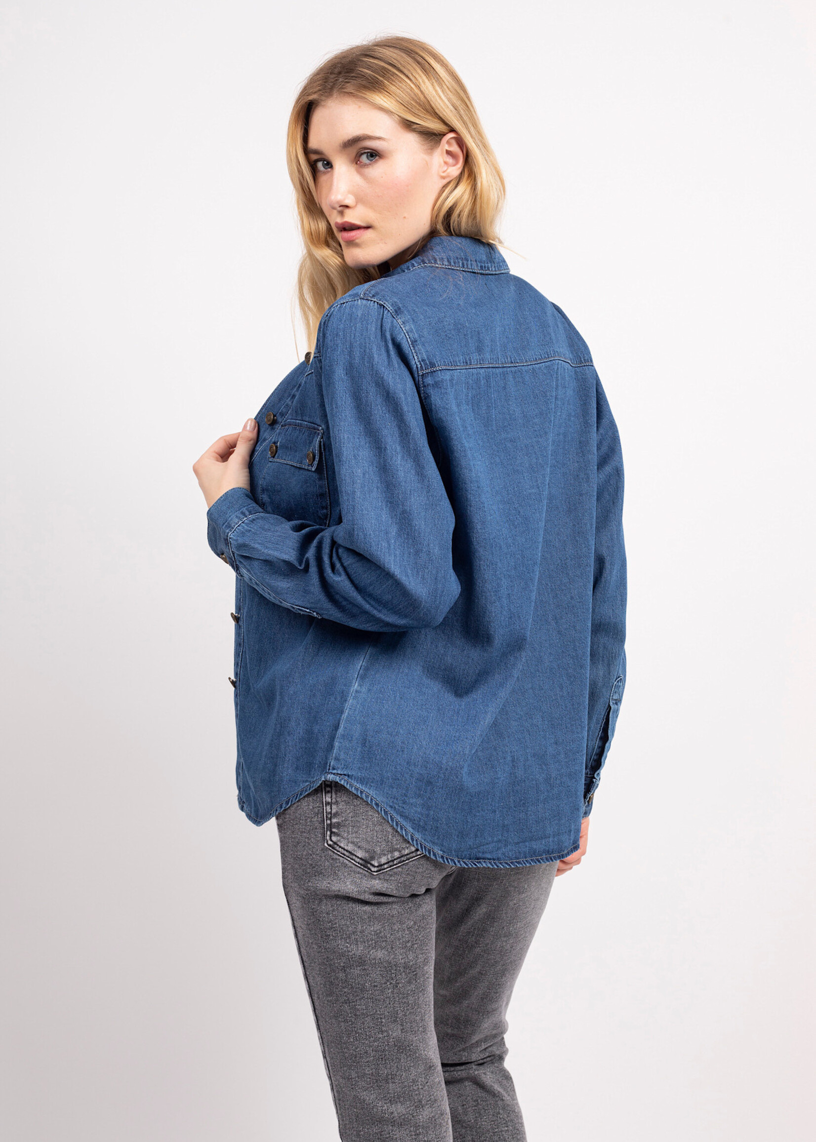 TOXIK3 NINON JEAN BLOUSE