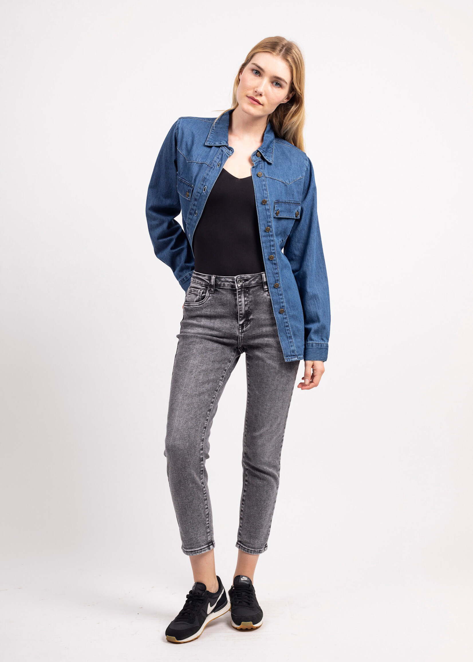 TOXIK3 NINON JEAN BLOUSE