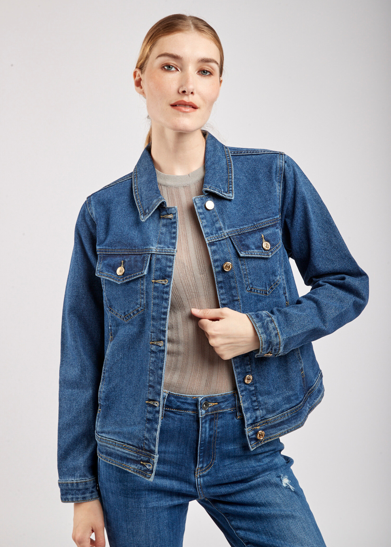 TOXIK3 SLIM FIT DENIM JACKET- Finn