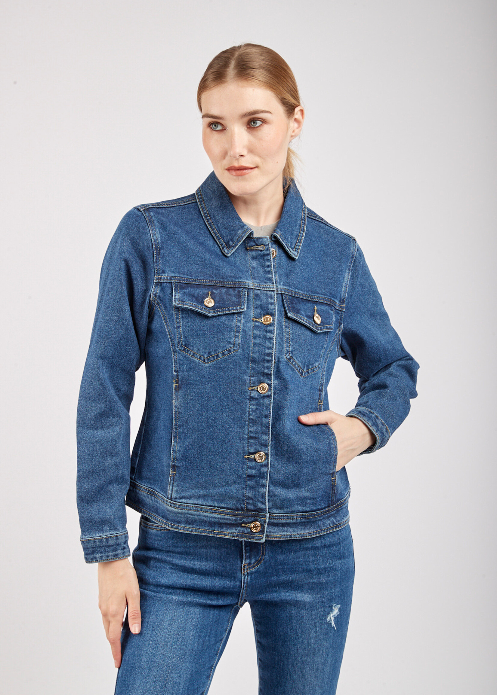 TOXIK3 SLIM FIT DENIM JACKET- Finn