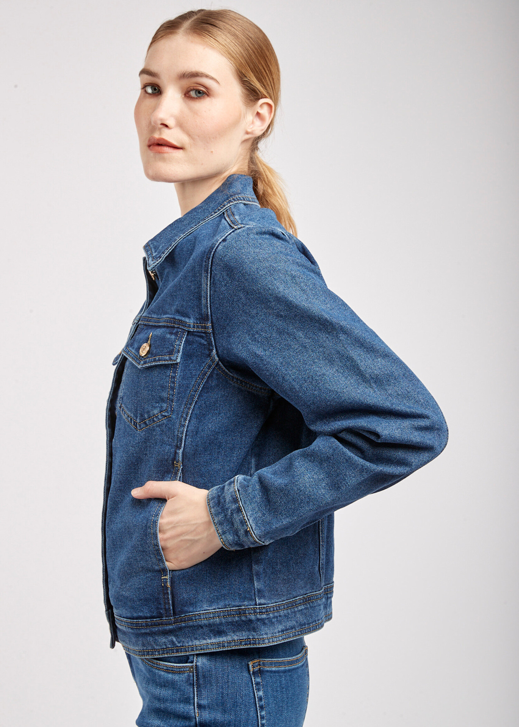 TOXIK3 SLIM FIT DENIM JACKET- Finn