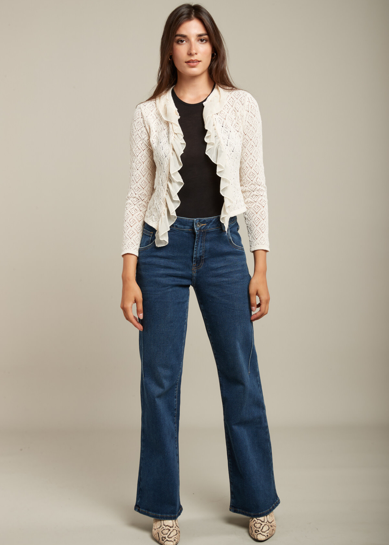 TOXIK3 BLAUWE WIDE-LEG JEANS - JUDY