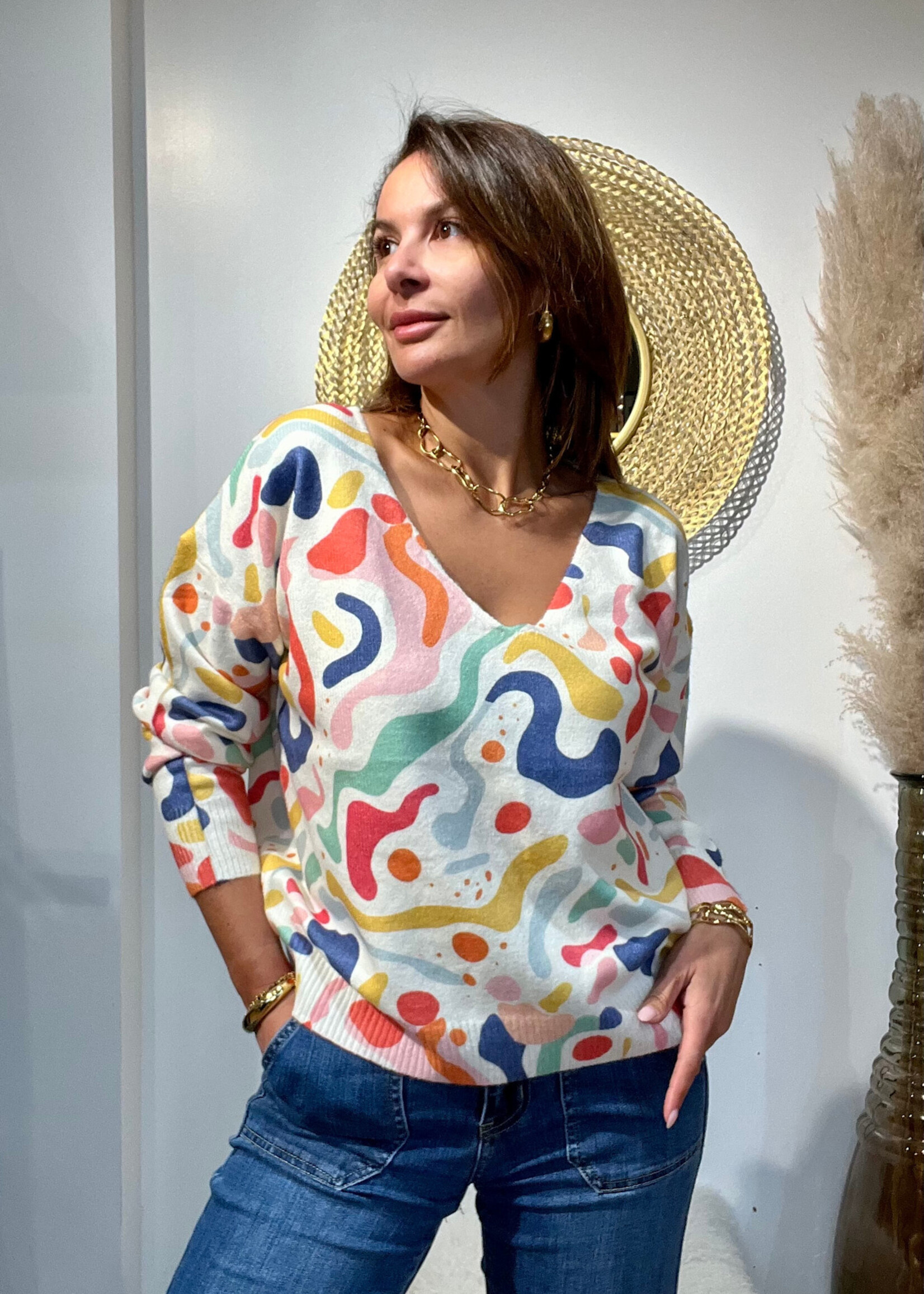 PULL PICASSO COL V MULTICOLOR - ONE SIZE