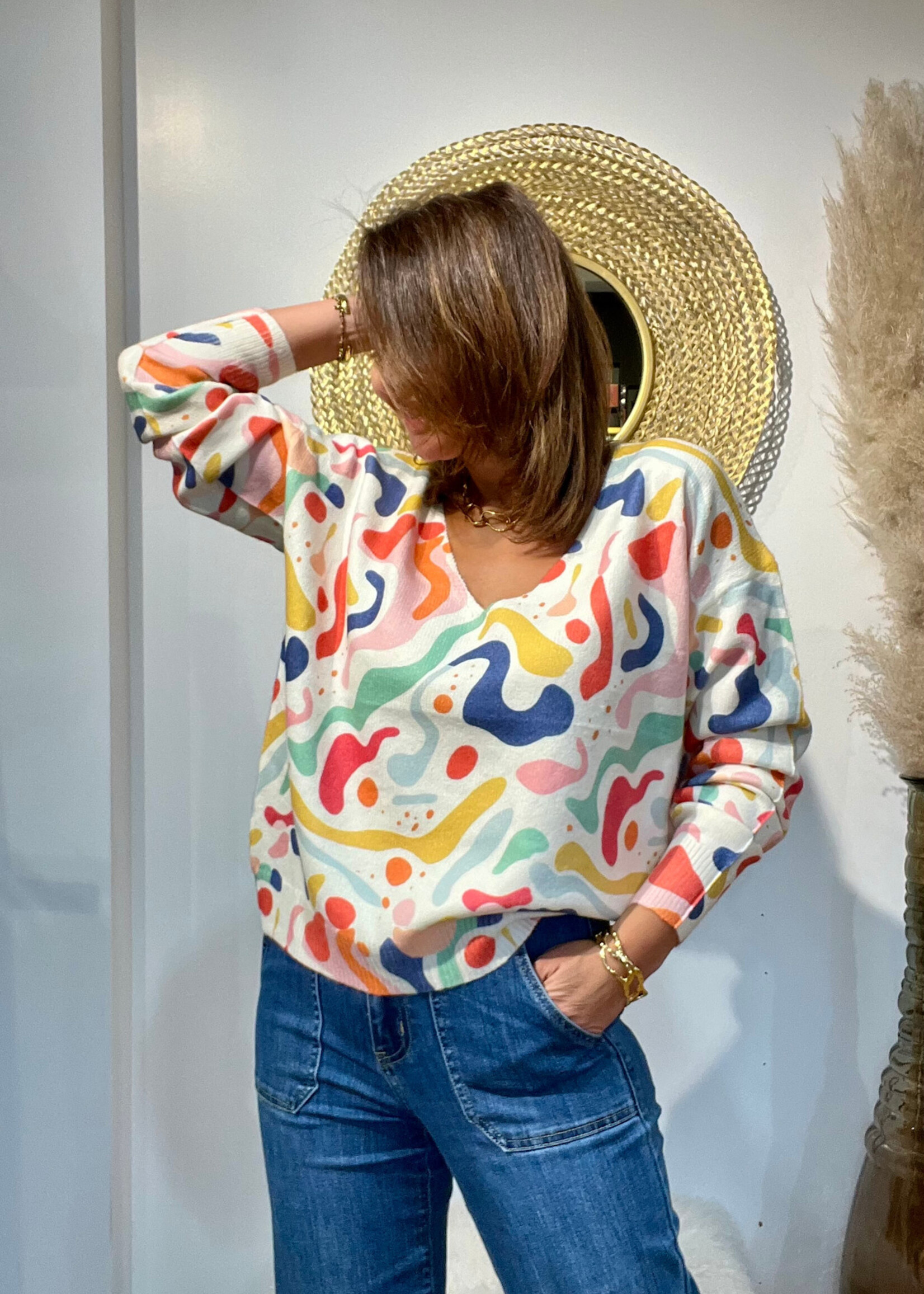 PULL PICASSO COL V MULTICOLOR - ONE SIZE