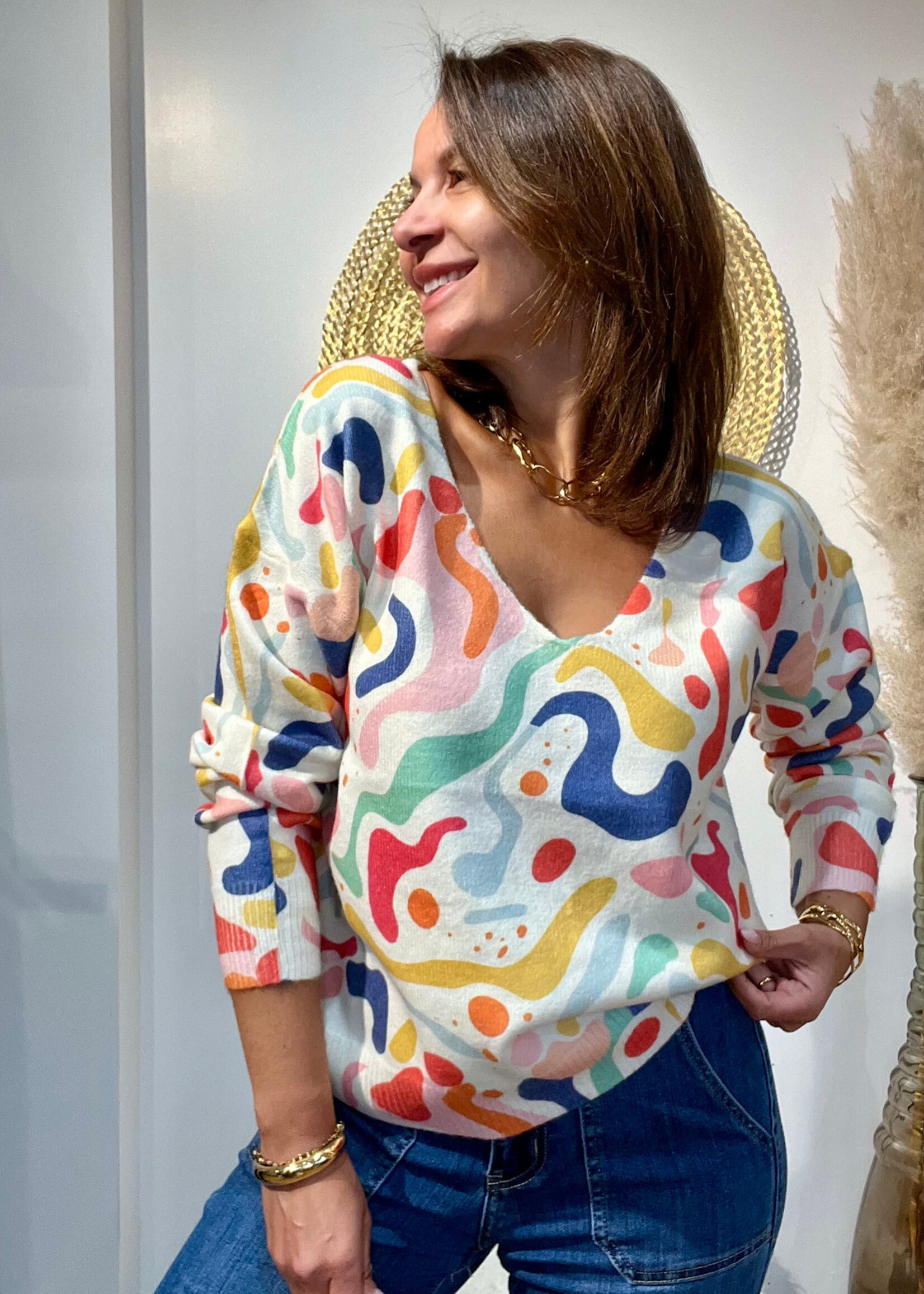 PULL PICASSO COL V MULTICOLOR - ONE SIZE
