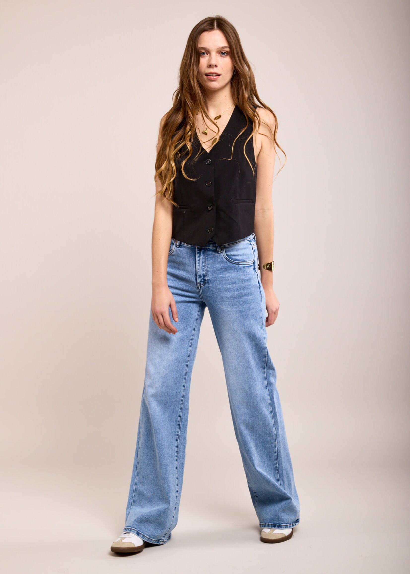 TOXIK3 RECHTE WIJDE JEANS - DINA