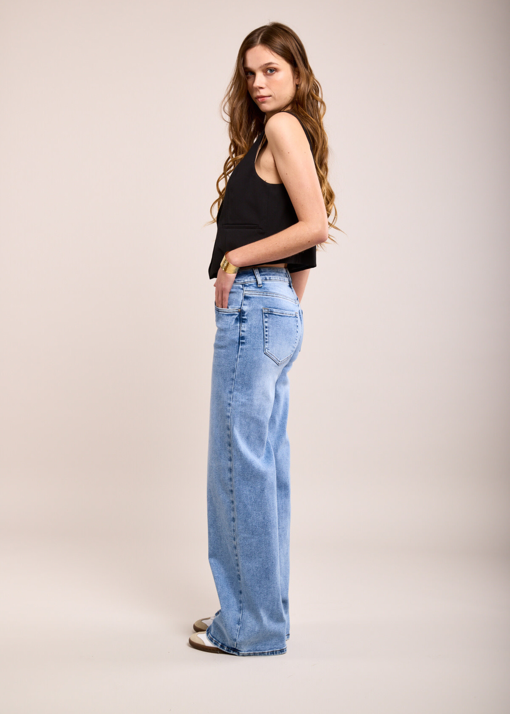 TOXIK3 RECHTE WIJDE JEANS - DINA