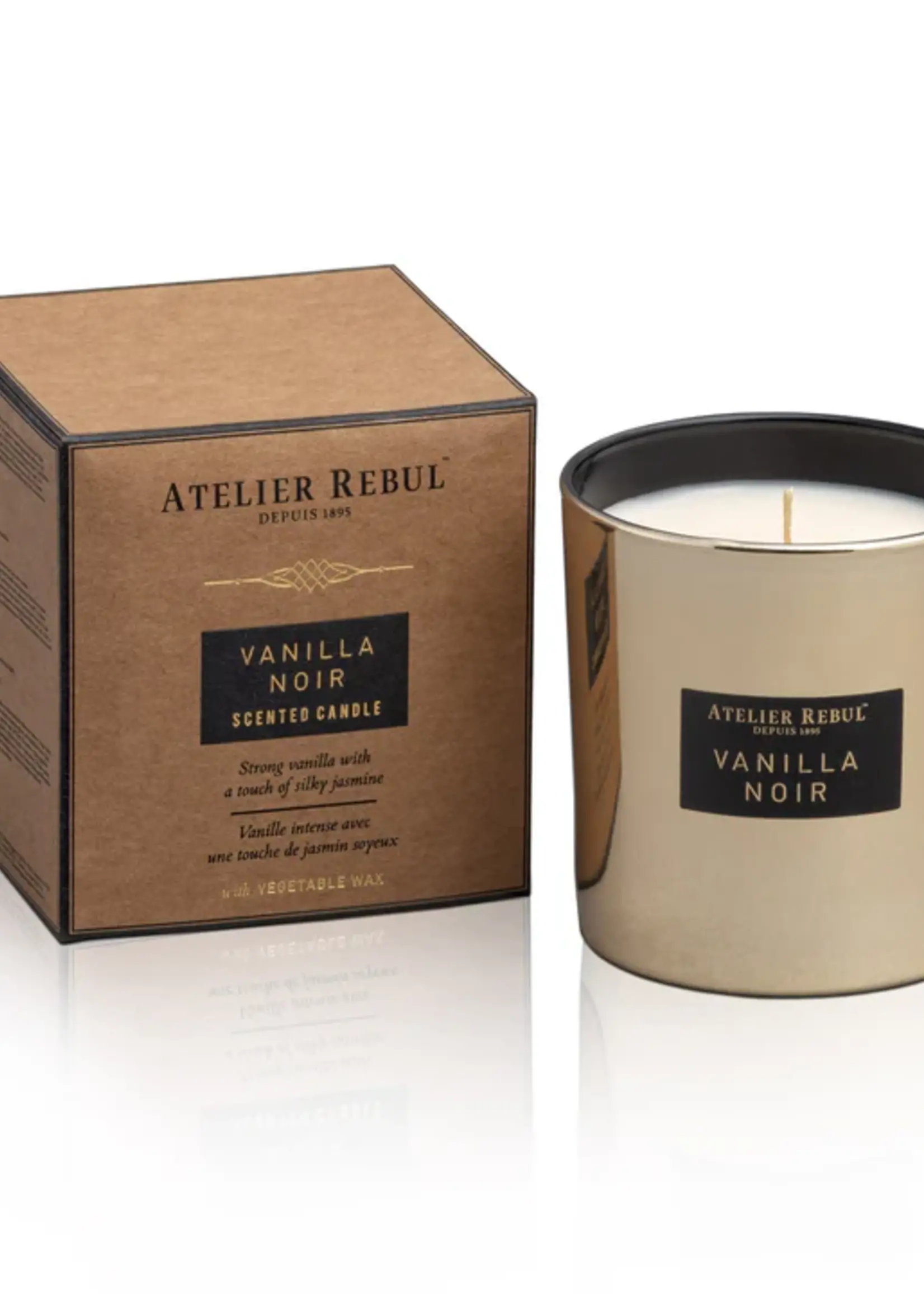 ATELIER REBUL BOUGIE VANILLA NOIR 210GR