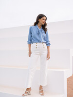 ORAIJE JEAN WIT VICTORINE ANKLE WIDE