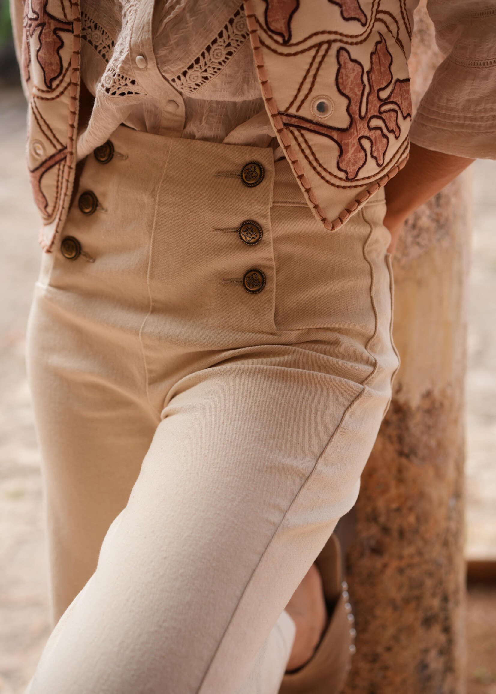 ORAIJE JEAN NATURAL VICTORINE ANKLE WIDE