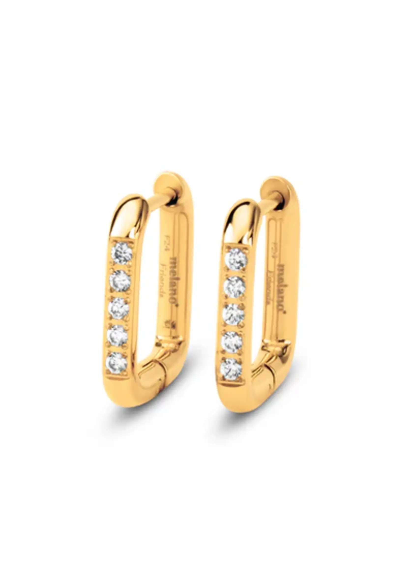 BO ELLA CZ EARING CRYSTAL - MELANO