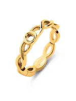 TWISTED TENLEY CZ RING - MELANO