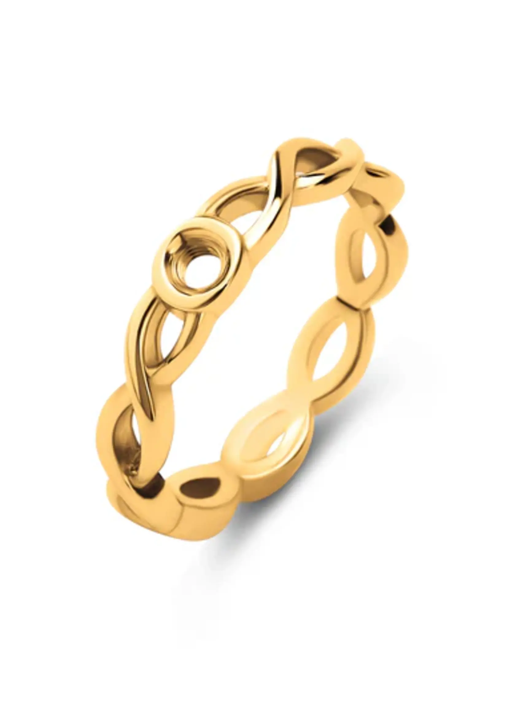 MELANO TWISTED TENLEY CZ RING - MELANO