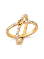 TWISTED TIMMY CZ RING - MELANO