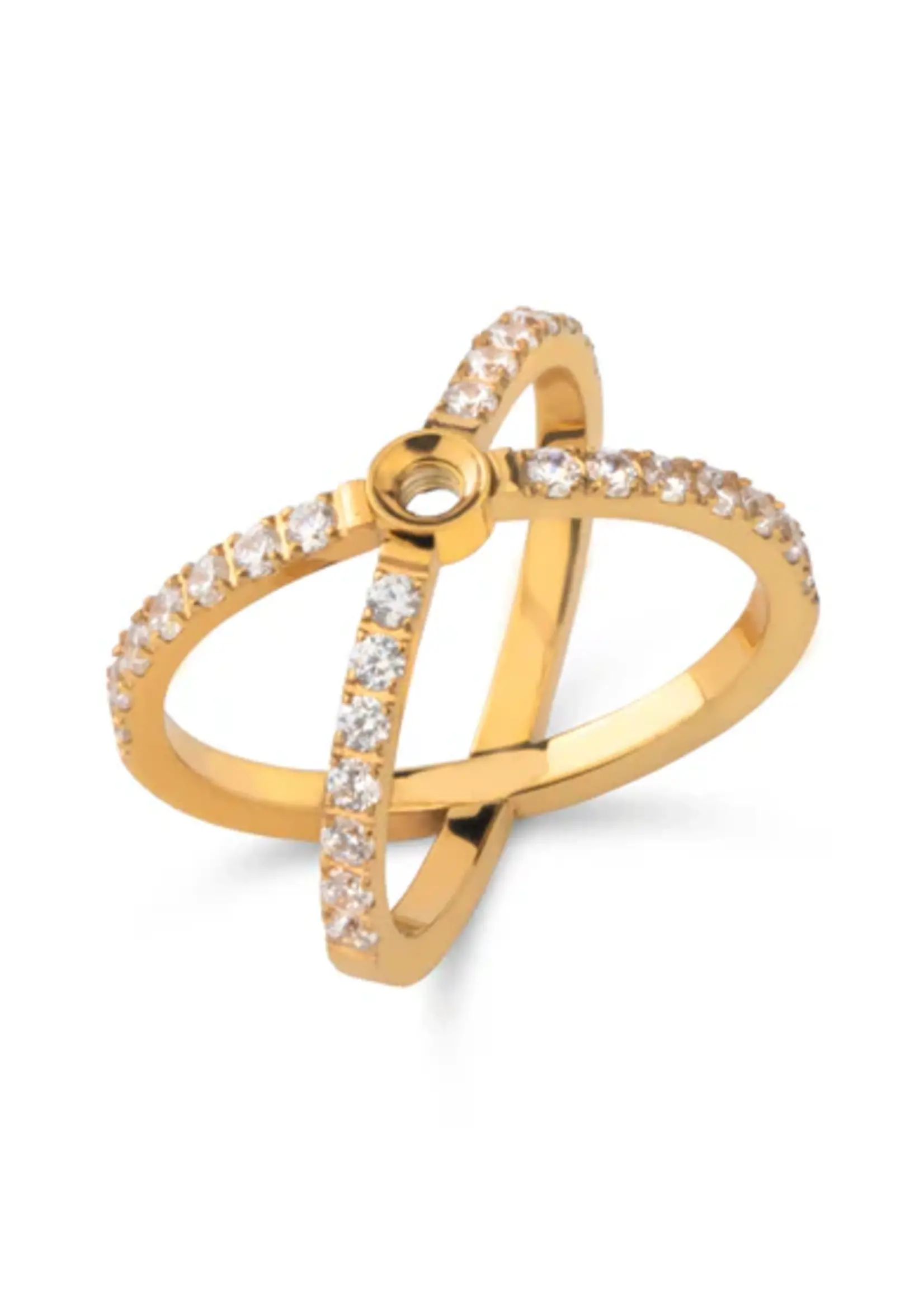 MELANO TWISTED TIMMY CZ RING - MELANO
